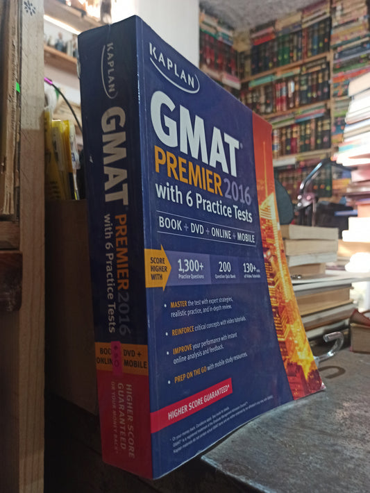 GMAT PREMIER 2016 POR EDITORIAL KAPLAN USADO IDIOMAS ALDAMA