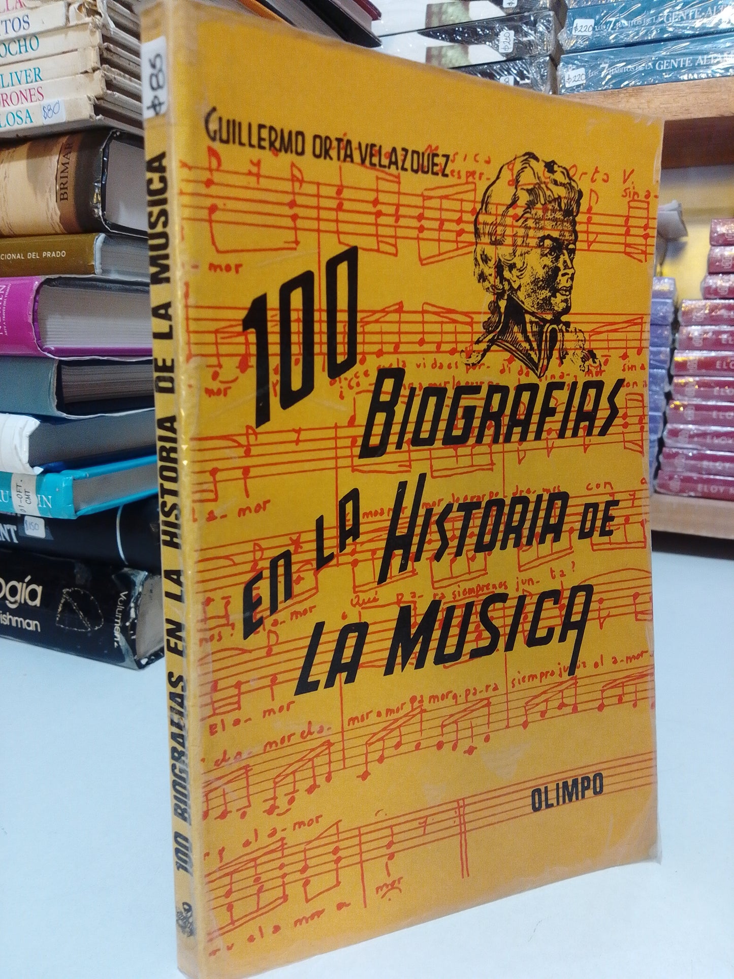 100 BIOGRAFIAS EN LA HISTORIA DE LA MUSICA POR GUILLERMO ORTA VELAZQUEZ USADO HISTORIA JUAREZ