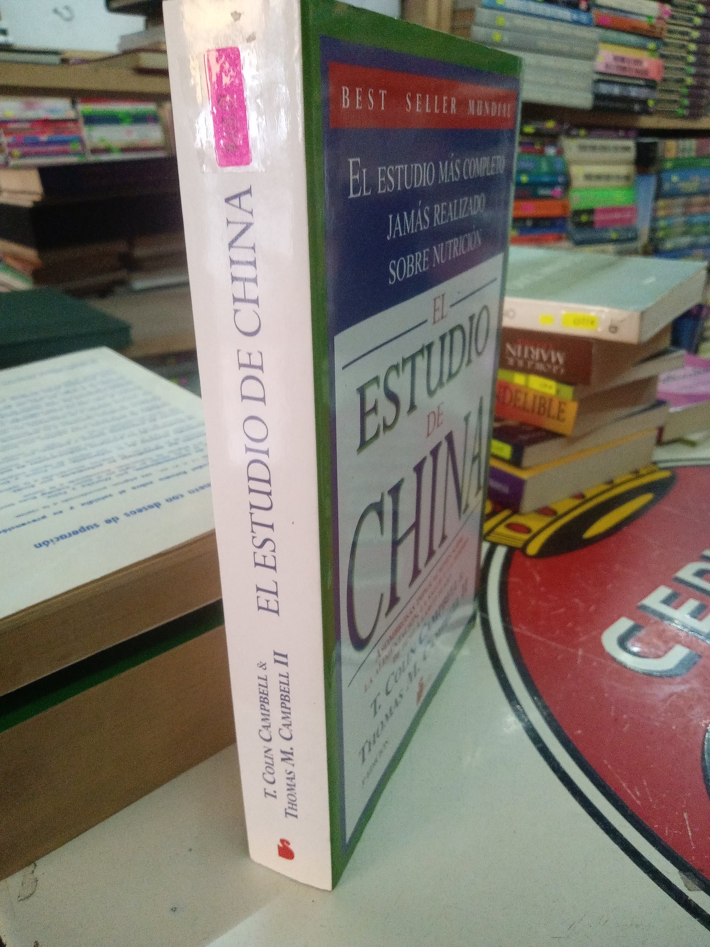 EL ESTUDIO DE CHINA EL ESTUDIO MAD COMPLETO JAMAS REALIZADO SOBRE NUTRICION POR T COLON CAMPBELL Y THOMAS M CAMPBELL II USADO SALUD LITERARIO 207