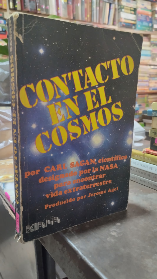 CONTACTO EN EL COSMOS POR CARL SAGAN LIBRO USADO CIENCIA ALDAMA