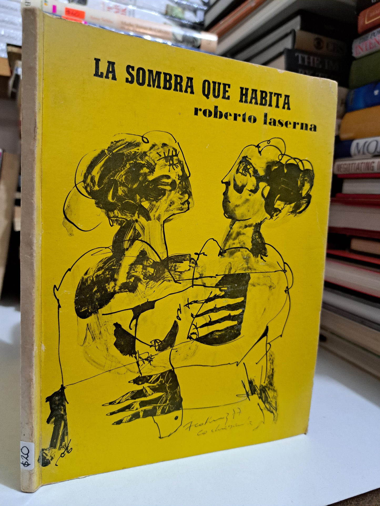 LA SOMBRA QUE HABITA ROBERTO LASERNA USADO NOVELA JUÁREZ