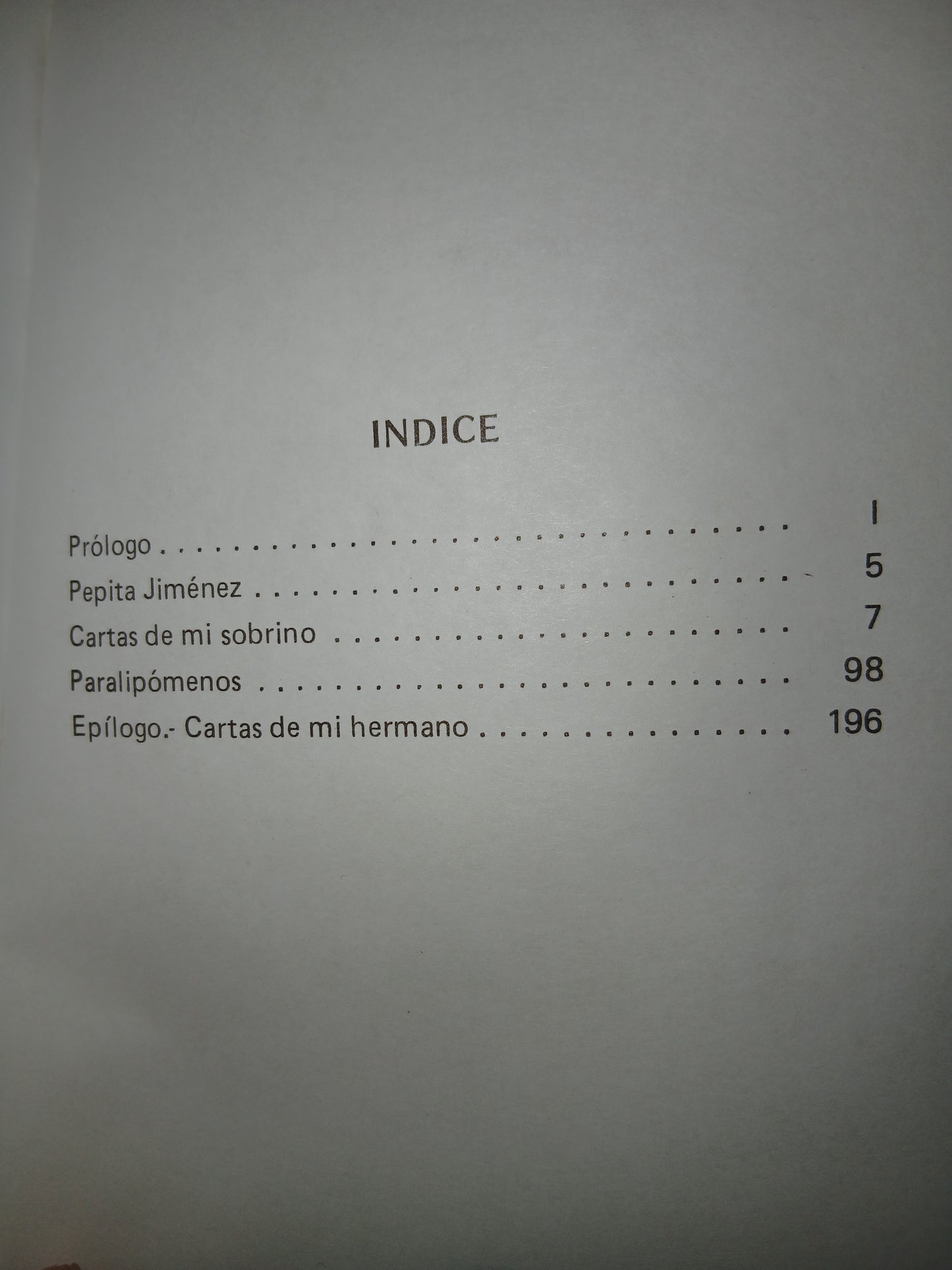 PEPITA JIMÉNEZ POR JUAN VALERA USADO NOVELA LITERARIO 207