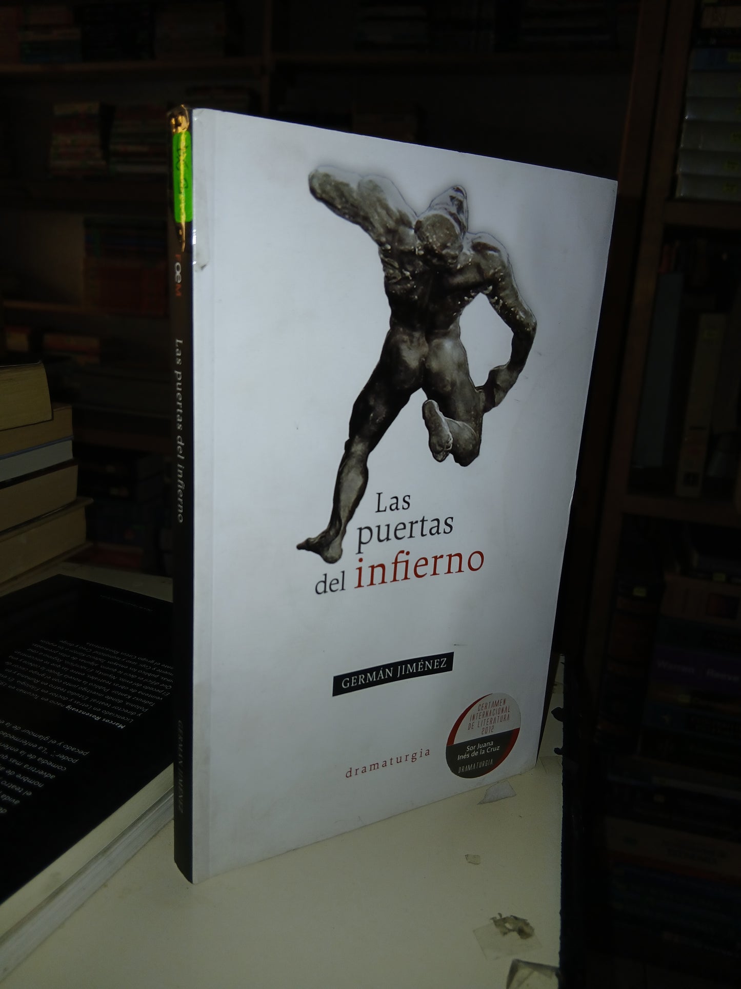 LAS PUERTAS DEL INFIERNO POR GERMÁN JIMÉNEZ USADO TEATRO LITERARIO 207