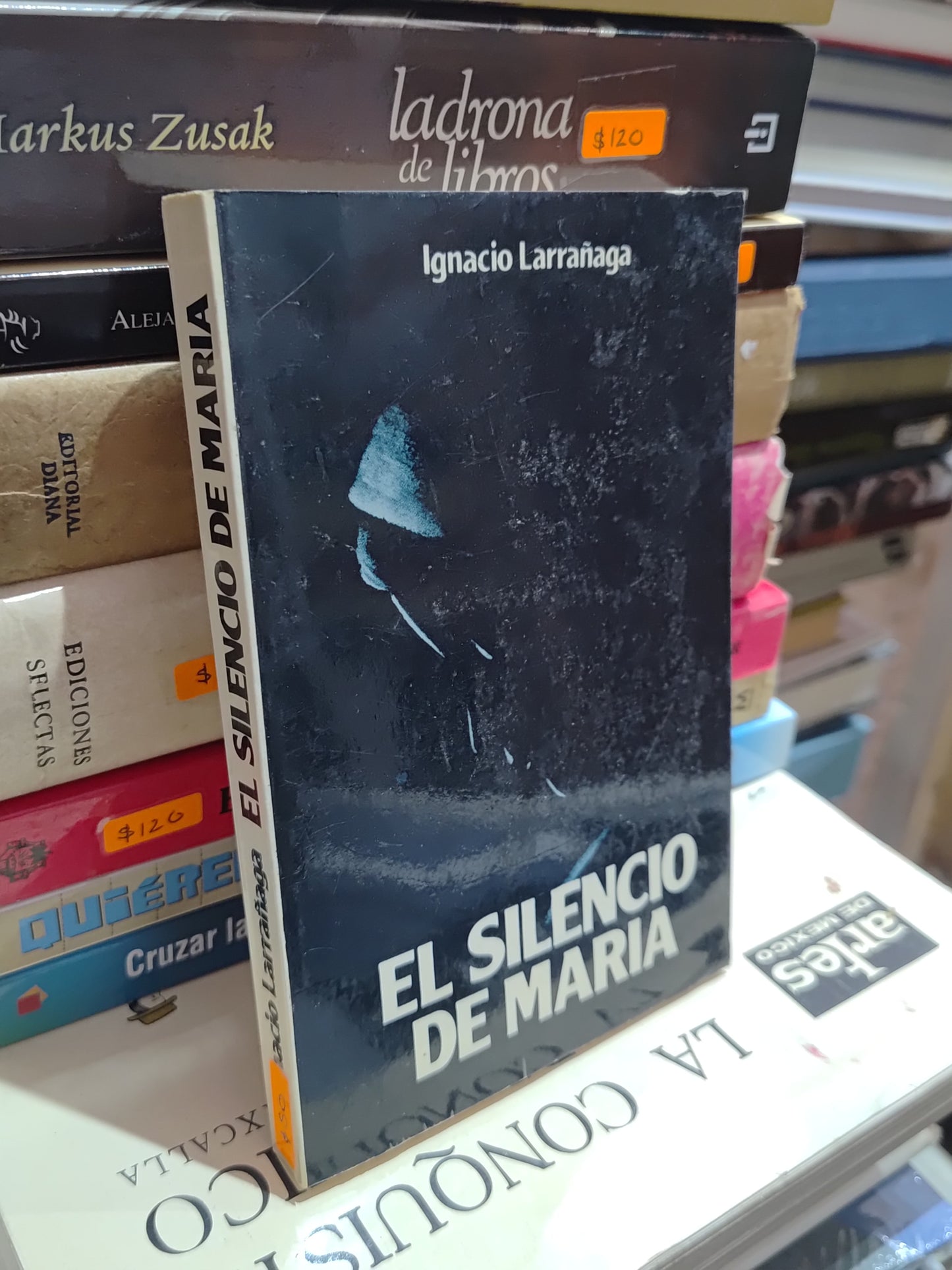 EL SILENCIO DE MARIA POR IGNACIO LARRAÑAGA USADO NOVELAS JUAREZ 515