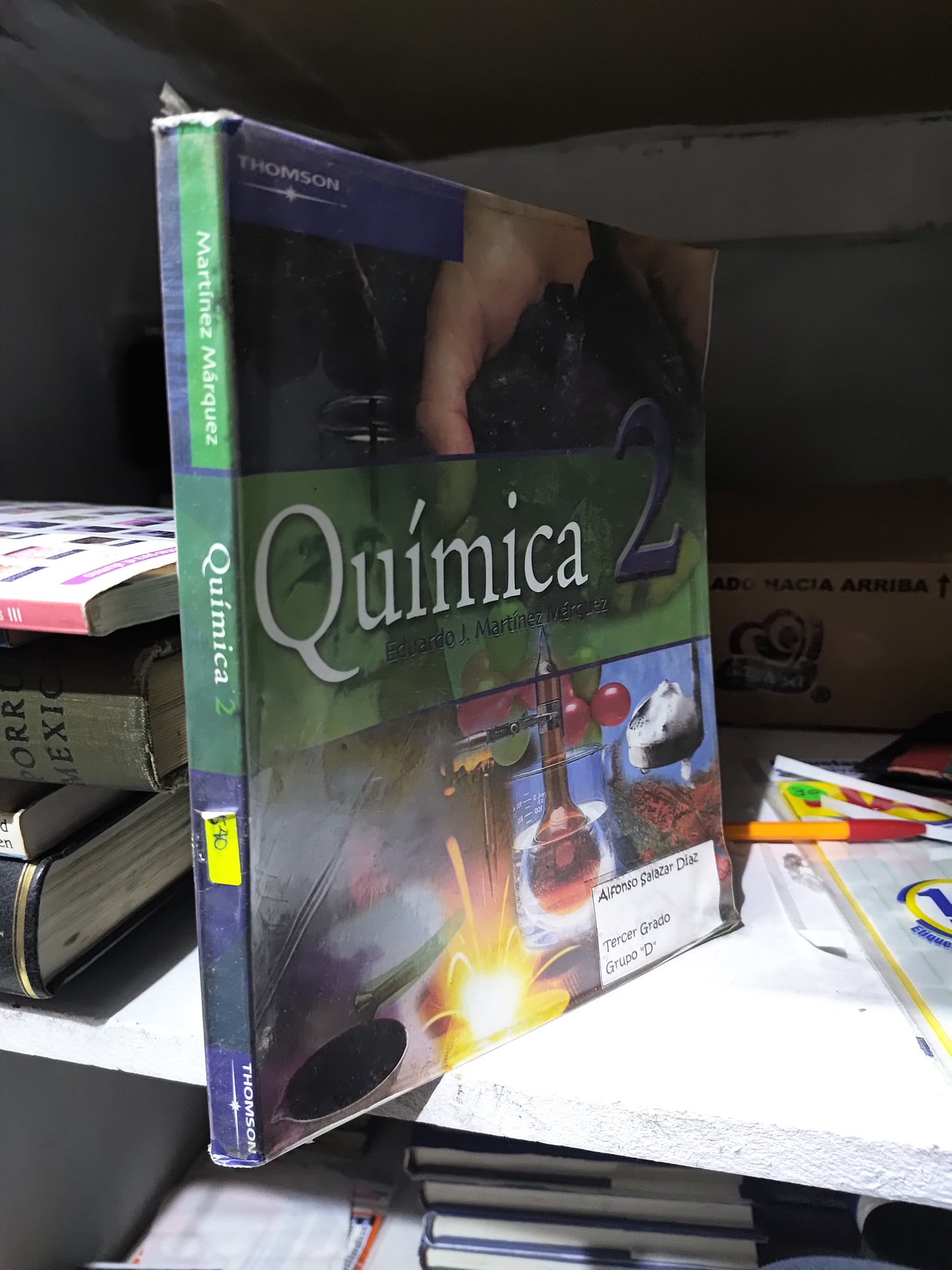 QUIMICA 2 POR EDUARDO J. MARTINEZ  MARQUEZ USADO QUIMICA JUAREZ