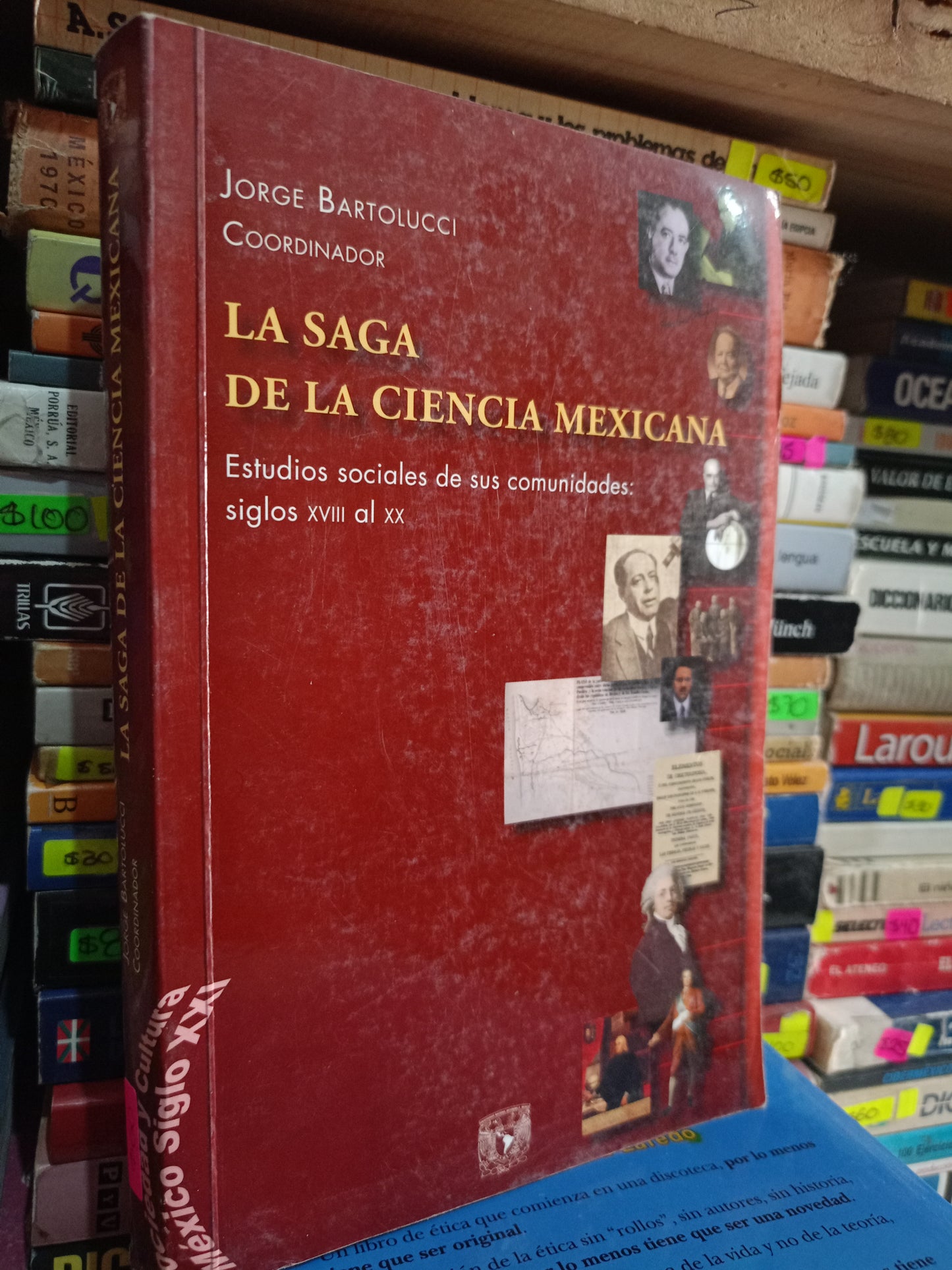 LA SAGA DE LA CIENCIA MEXICANA POR JORGE BARTOLUCCI USADO CIENCIA LITERARIO 305
