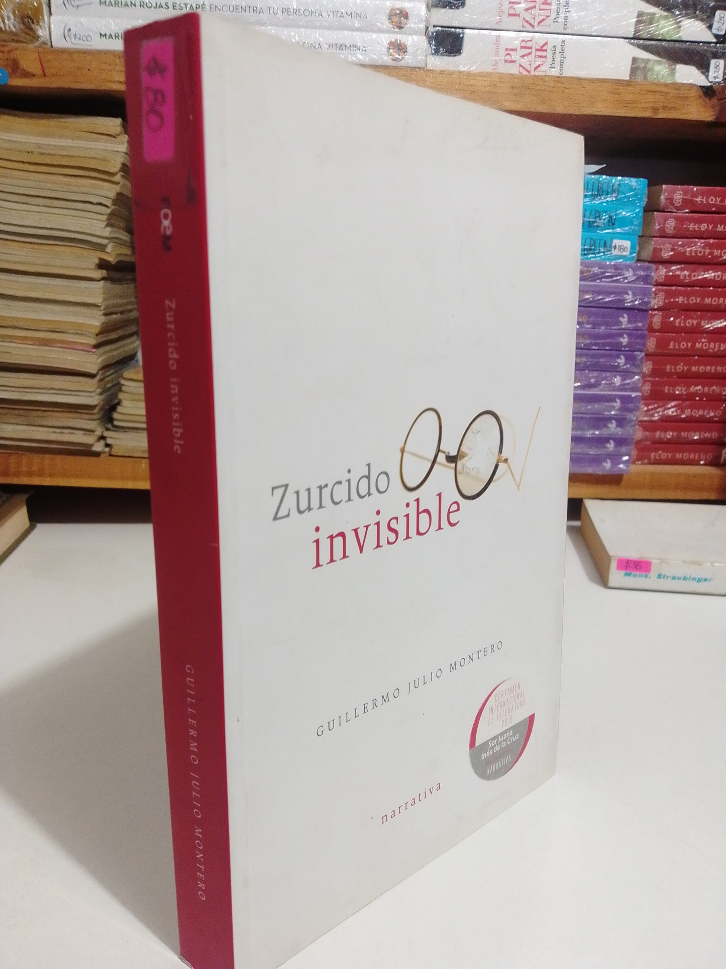 ZURCIDO INVISIBLE POR GUILLERMO JULIO MONTERO USADO NOVELA JUAREZ