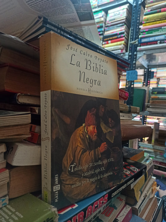 LA BIBLIA NEGRA POR JOSÉ CALVO POYATO USADO NOVELAS ALDAMA