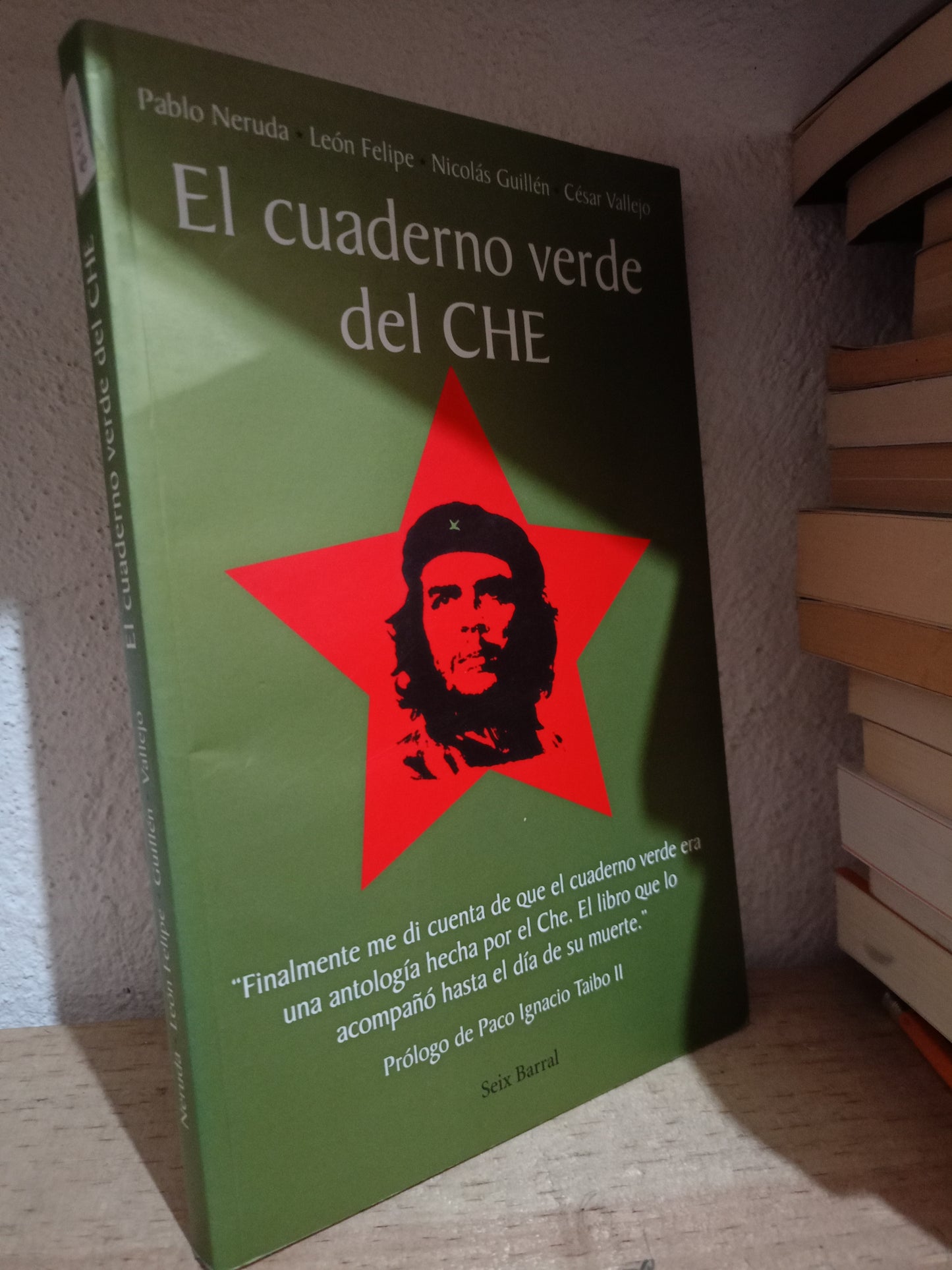 EL CUADERNO VERDE DEL CHE POR PABLO NERUDA LEON FELIPE NICOLAS GUILLEN CESAR VALLEJO USADO NOVELA LITERARIO 305
