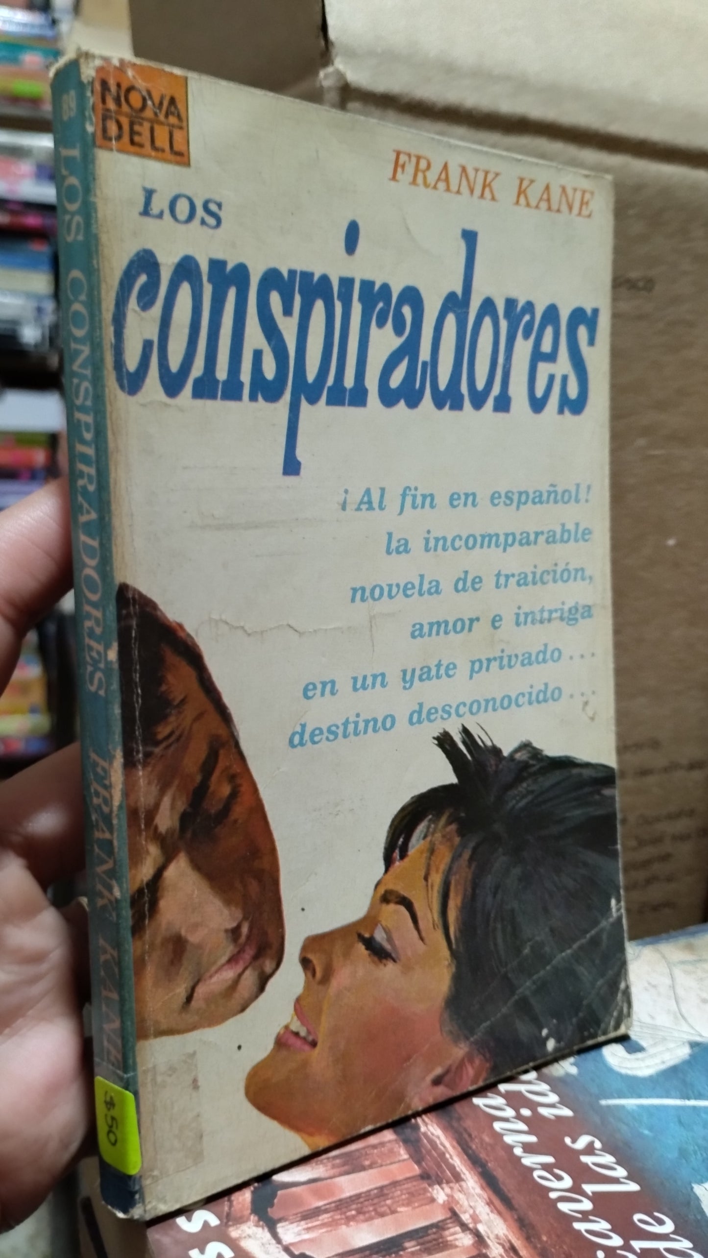 LOS CONSPIRADORES POR FRANK KANE LIBRO USADO NOVELAS ALDAMA