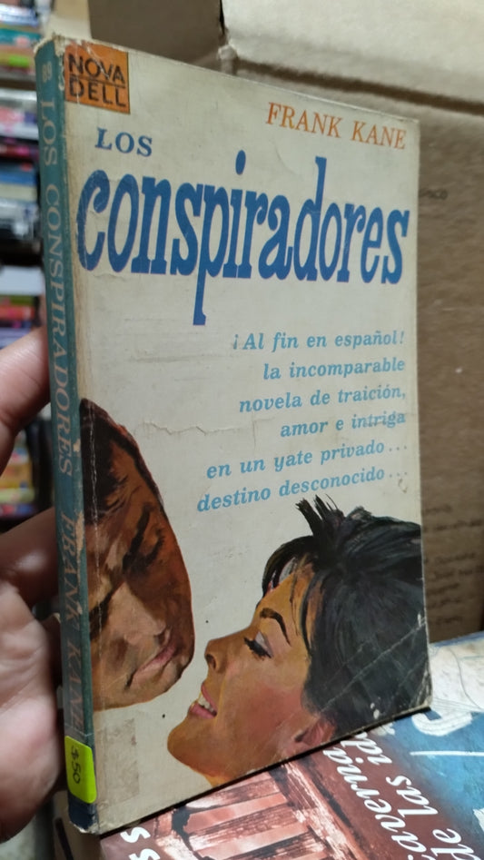 LOS CONSPIRADORES POR FRANK KANE LIBRO USADO NOVELAS ALDAMA