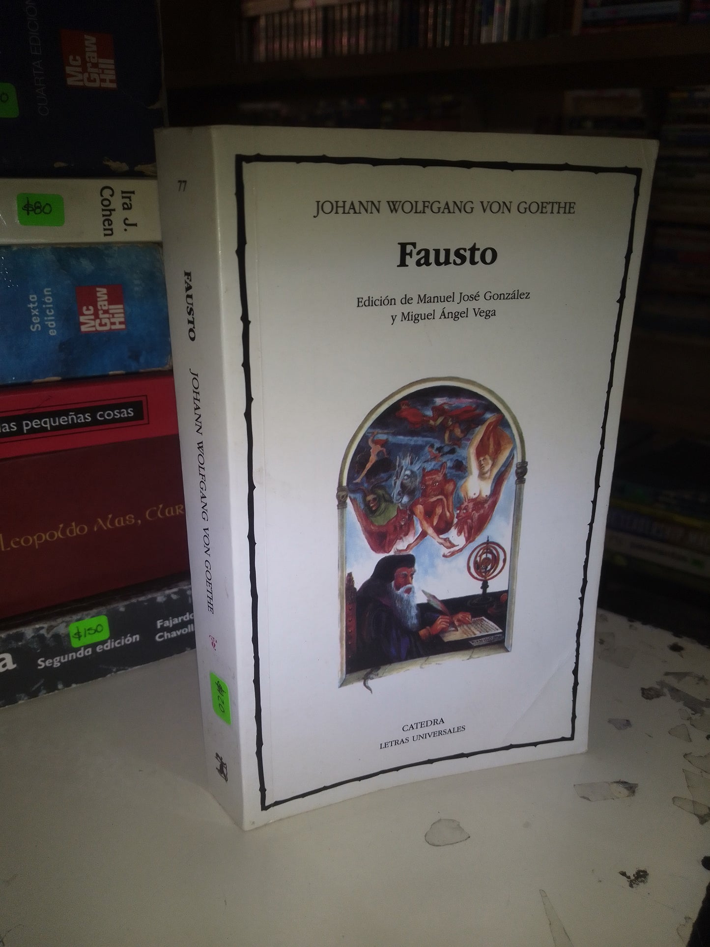 FAUSTO POR JOHANN WOLFGANG VON GOETHE USADO NOVELA LITERARIO 207