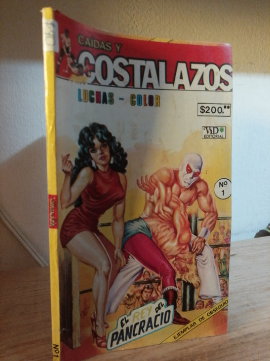 CAIDAS Y COSTALAZOS EL REY DEL PANCRACIO COMIC USADO NOVELA JUÁREZ