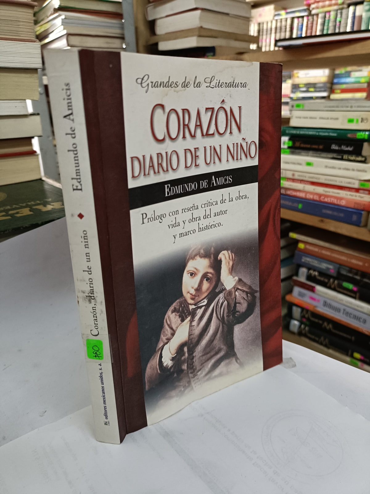 CORAZON DIARIO DE UN NIÑO POR EDMUNDO DE AMISIS USADO NOVELA LITERARIO 207