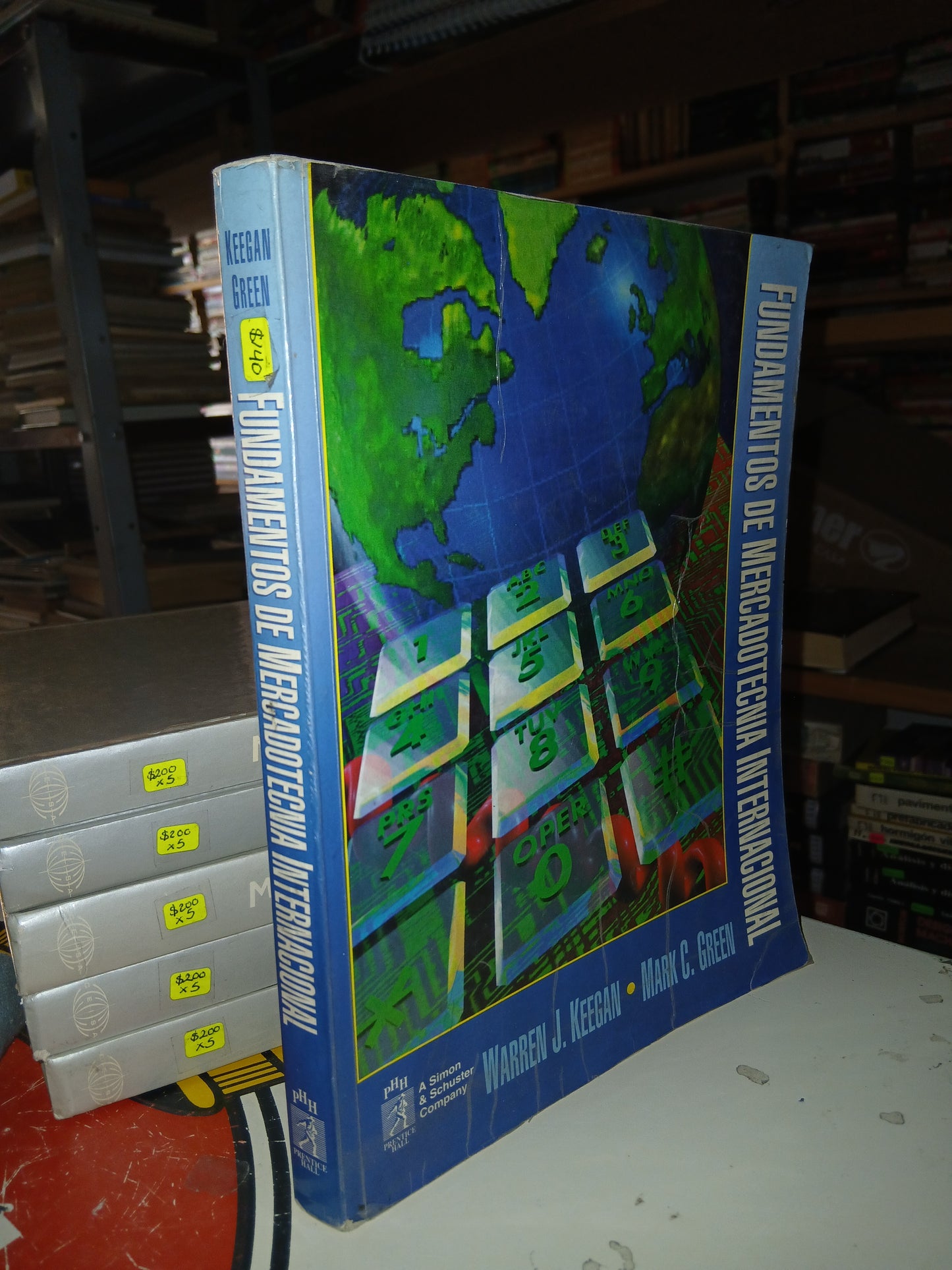 FUNDAMENTOS DE MERCADOTECNIA INTERNACIONAL POR WARREN J. KEEGAN Y MARK C. GREEN USADO MARKETING LITERARIO 207