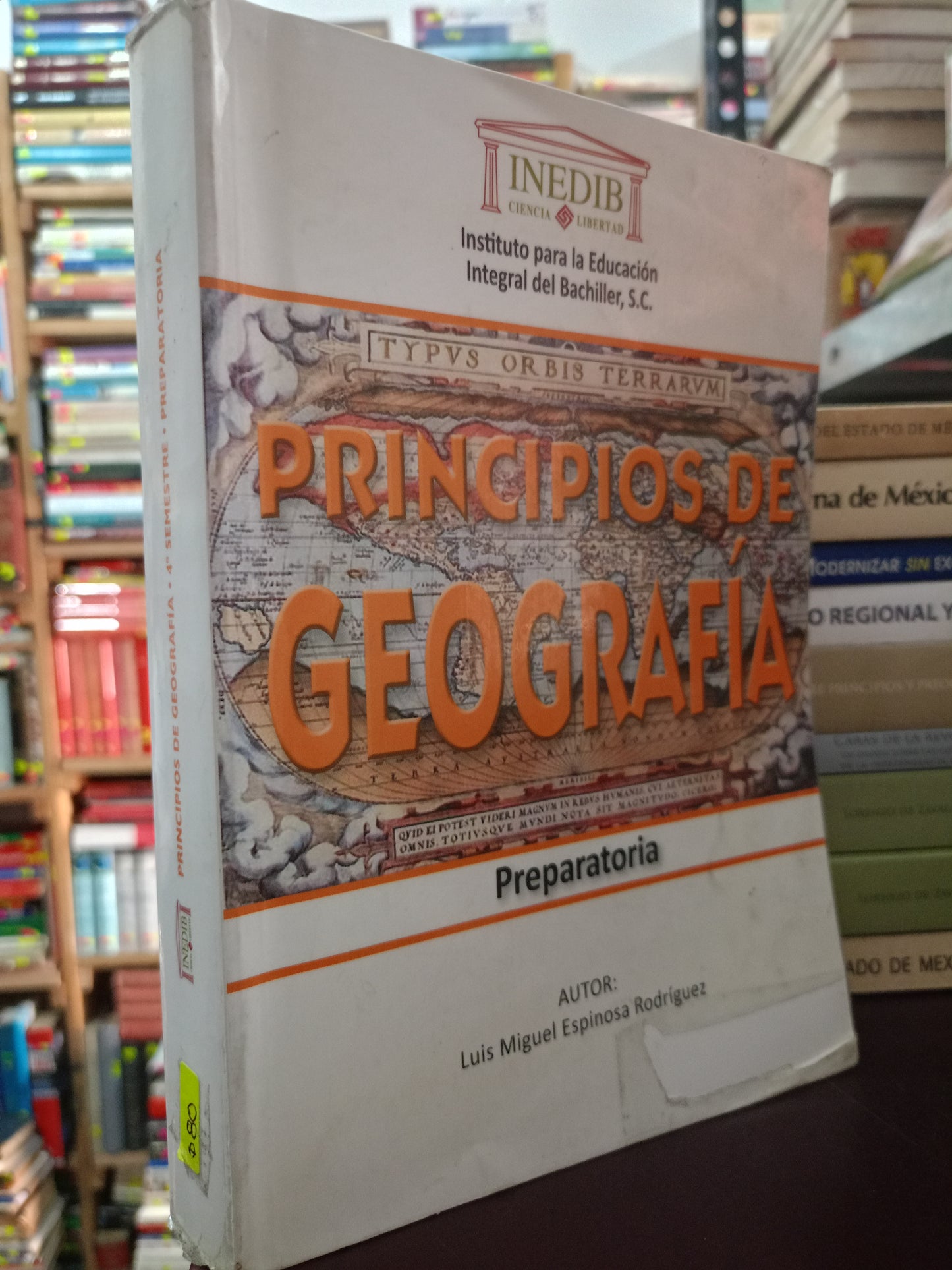 PRINCIPIOS DE GEOGRAFIA PREPARATORIA USADO HISTORIA LITERARIO 305