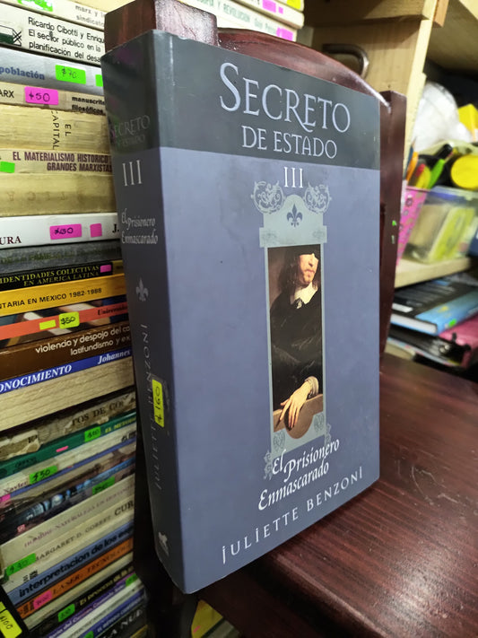EL PRISIONERO ENMASCARADO POR JULIETTE BENZONI USADO NOVELAS LITERARIO 207