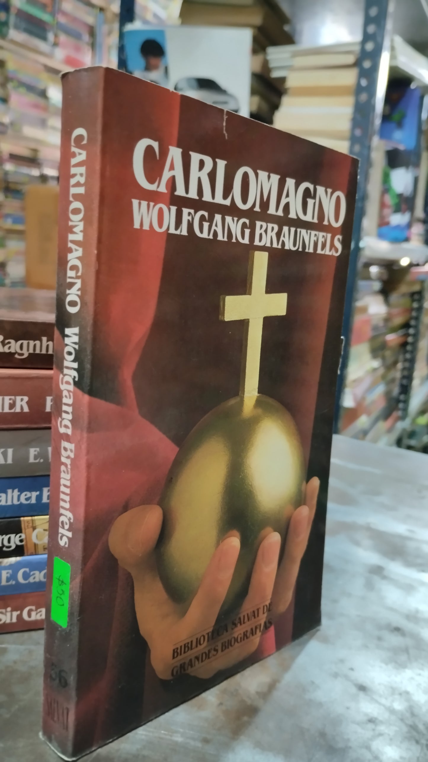 CARLOMAGNO POR WOLFGANG BRAUNFELS LIBRO USADO HISTORIA ALDAMA