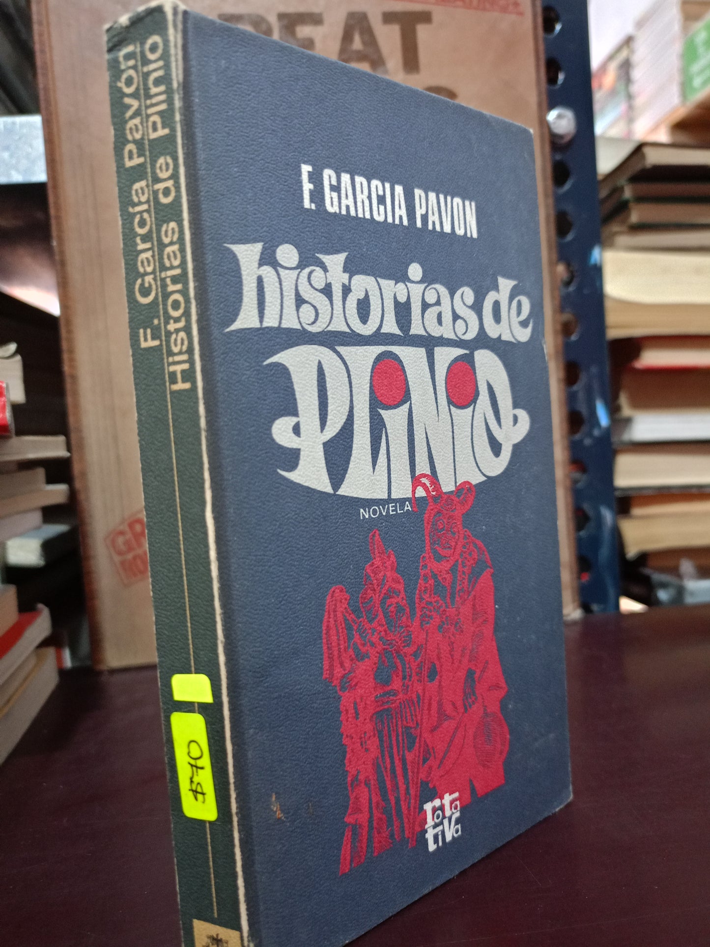 HISTORIAS DE PLINIO F.GARCIA PAVON USADO NOVELA LITERARIO 305