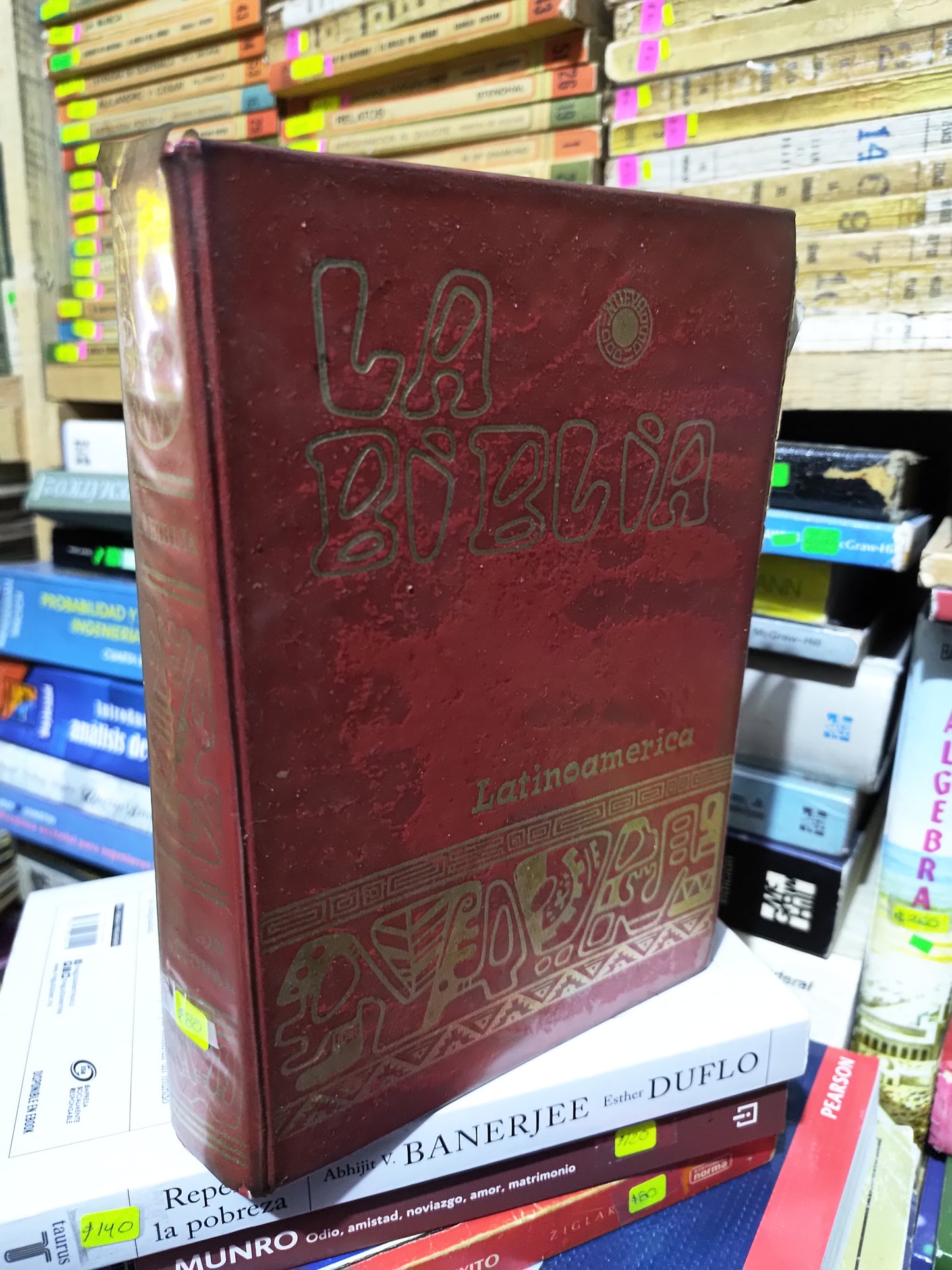 LA BIBLIA LATINOAMERICA POR EDITORIAL PAULINAS USADO RELIGION JUAREZ 507