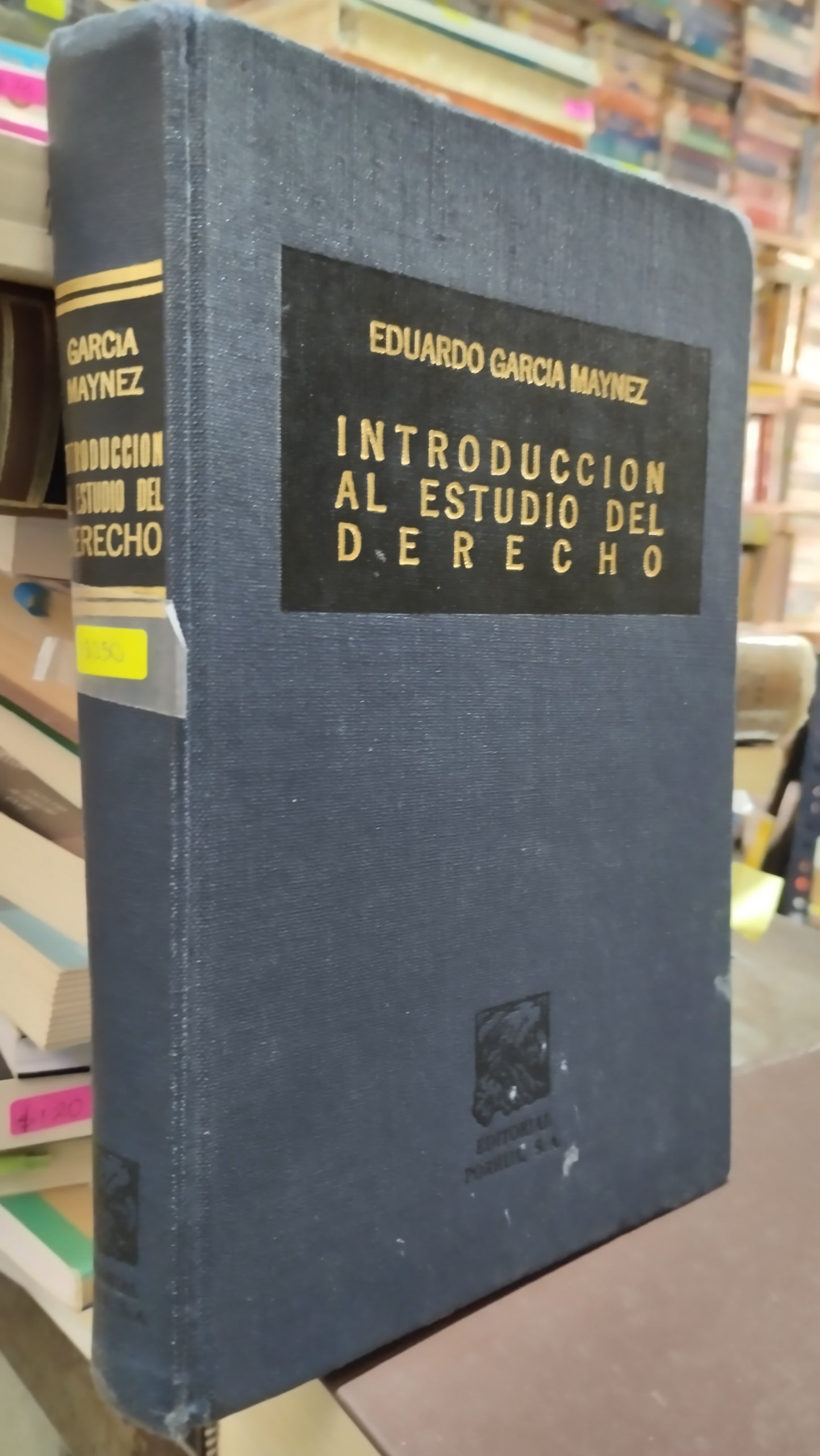 INTRODUCCION AL ESTUDIO DEL DERECHO POR EDUARDO GARCIA MAYNEZ LIBRO USADO DERECHO ALDAMA