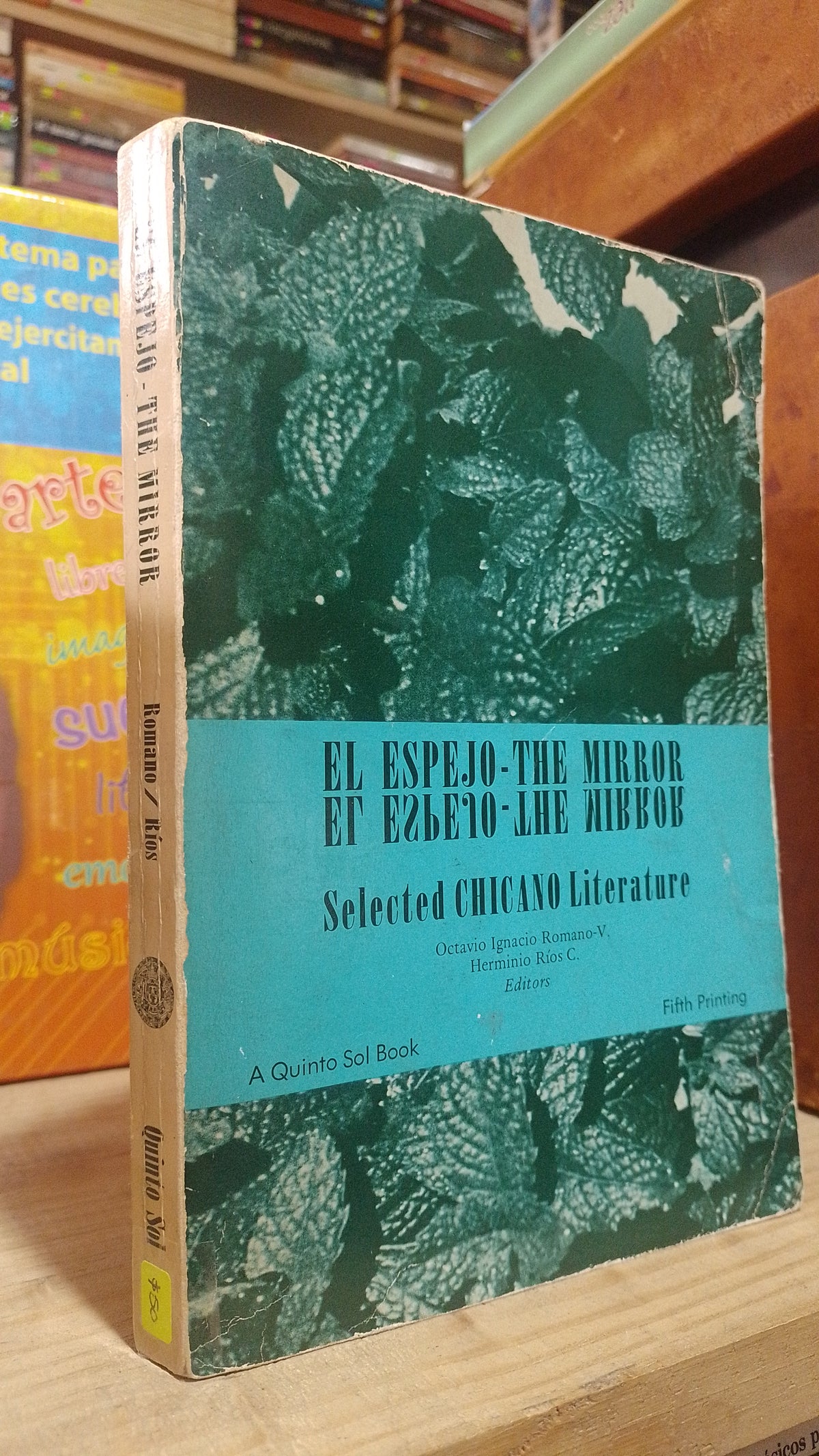 EL ESPEJO POR OCTAVIO IGNACIO ROMANO USADO NOVELA ALDAMA