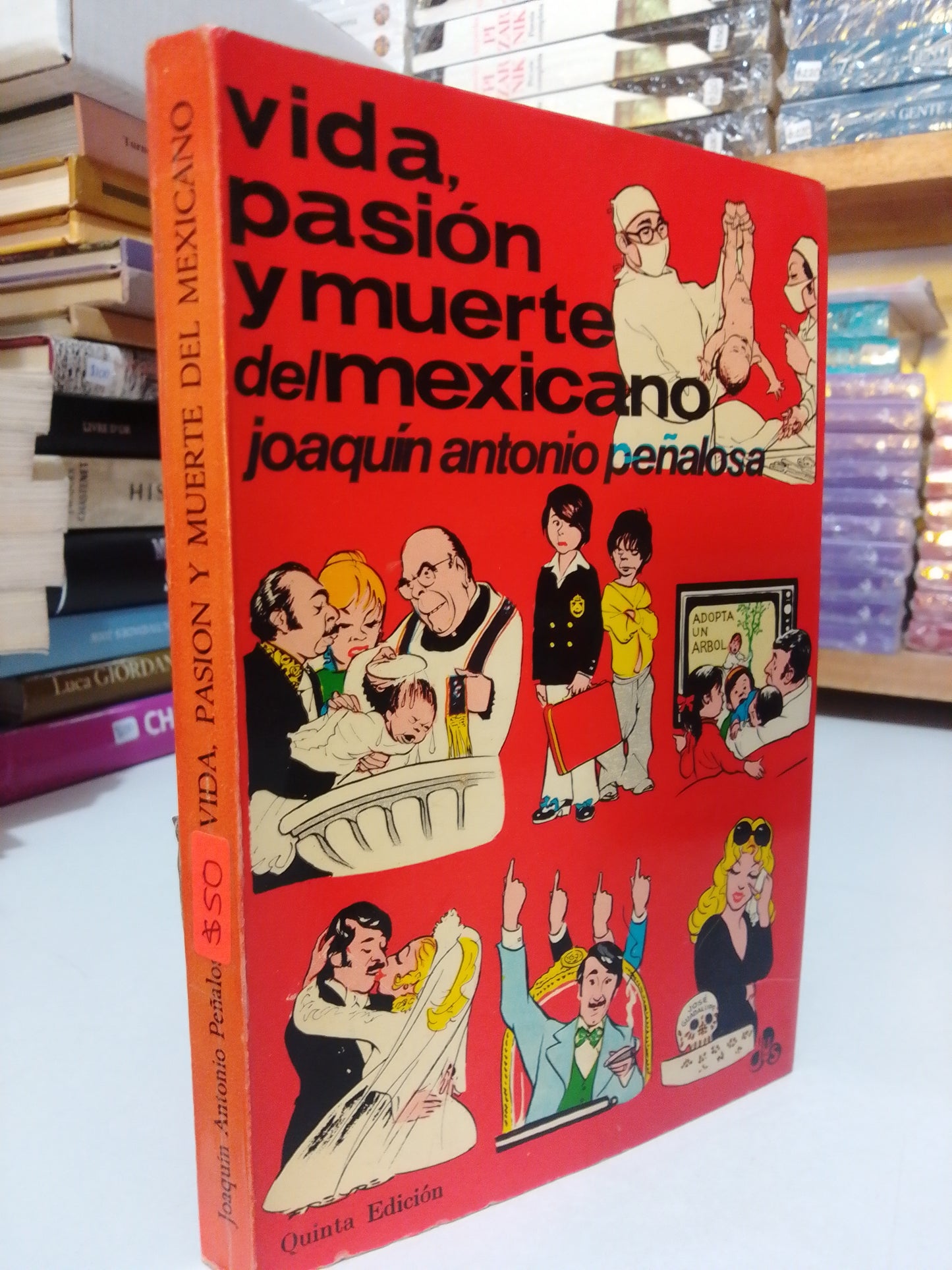 VIDA PASION Y MUERTE DEL MEXICANO POR JOAQUIN ANTONIO PEÑALOZA USADO HISTORIA JUAREZ