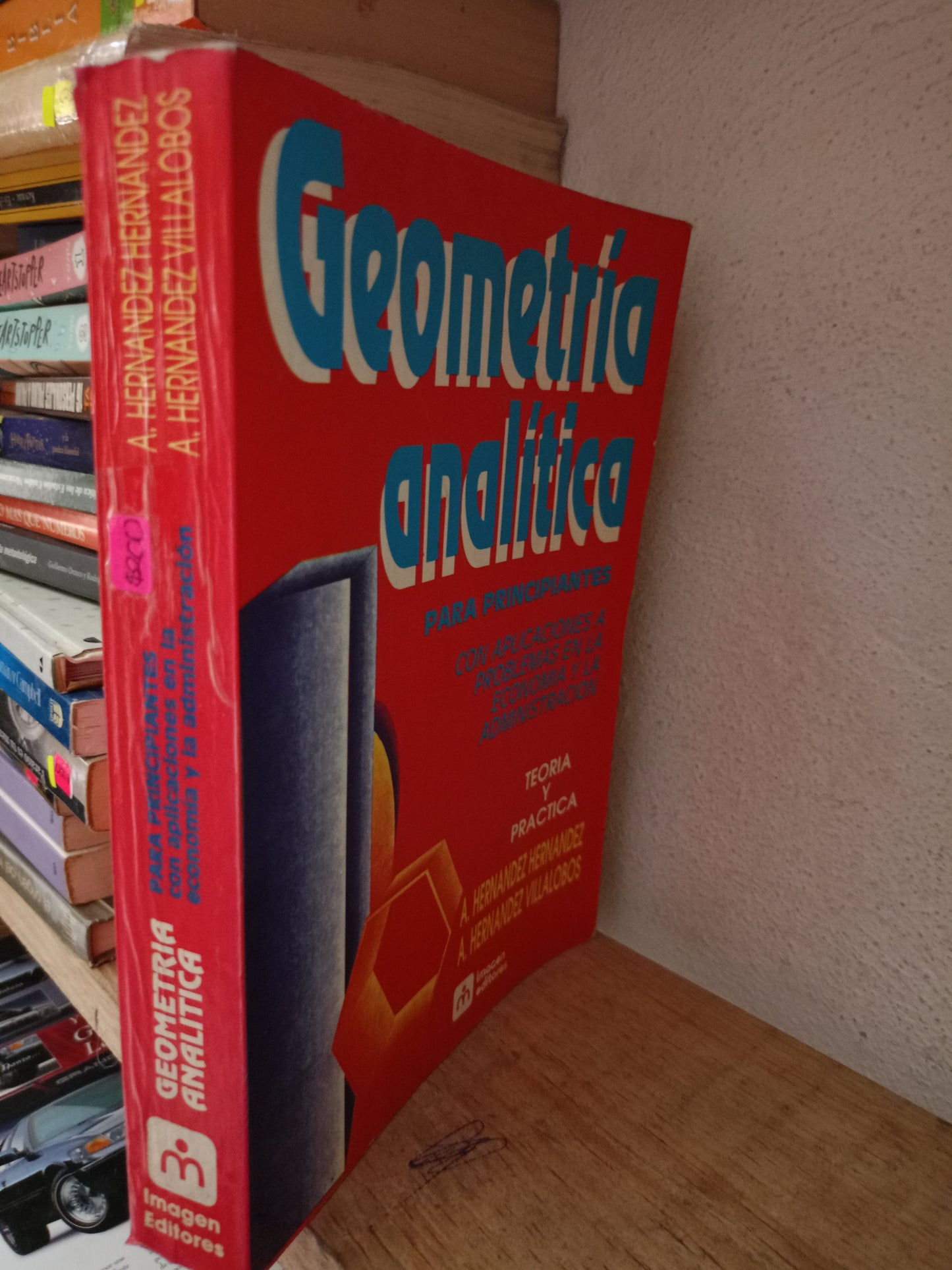 GEOMETRIA ANALITICA PARA PRINCIPIANTES POR A HERNÁNDEZ VILLALOBOS USADO MATE LITERARIO 305