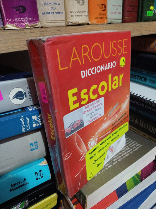 DICCIONARIO ESCOLAR USADO EDUCACION JUAREZ