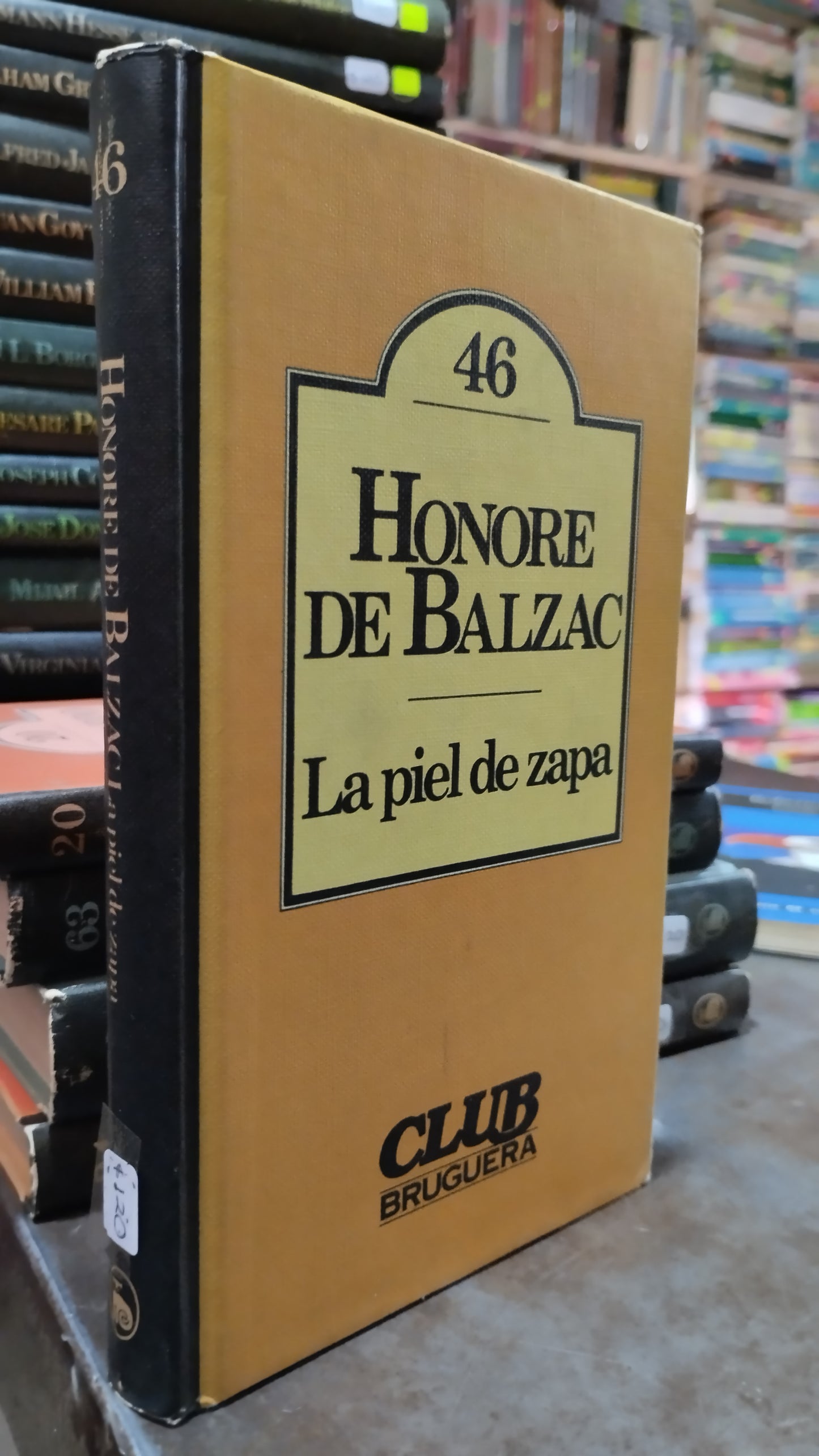 LA PIEL DE ZAPA POR HONORE DE BALZAC LIBRO USADO NOVELAS ALDAMA