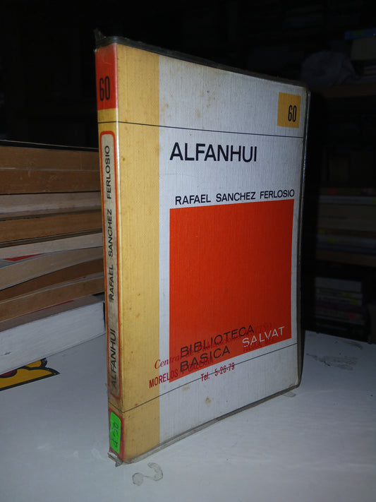 ALFANHUI POR RAFAEL SÁNCHEZ FERLOSIO USADO NOVELA LITERARIO 207