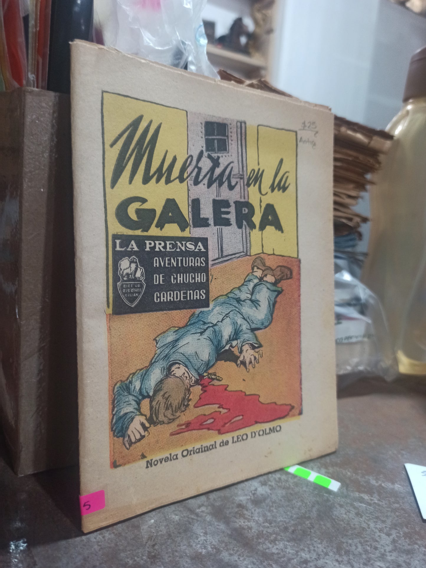 MUERTA EN LA GALERA POR LEO D' ALMO USADO ANTIGUOS ALDAMA