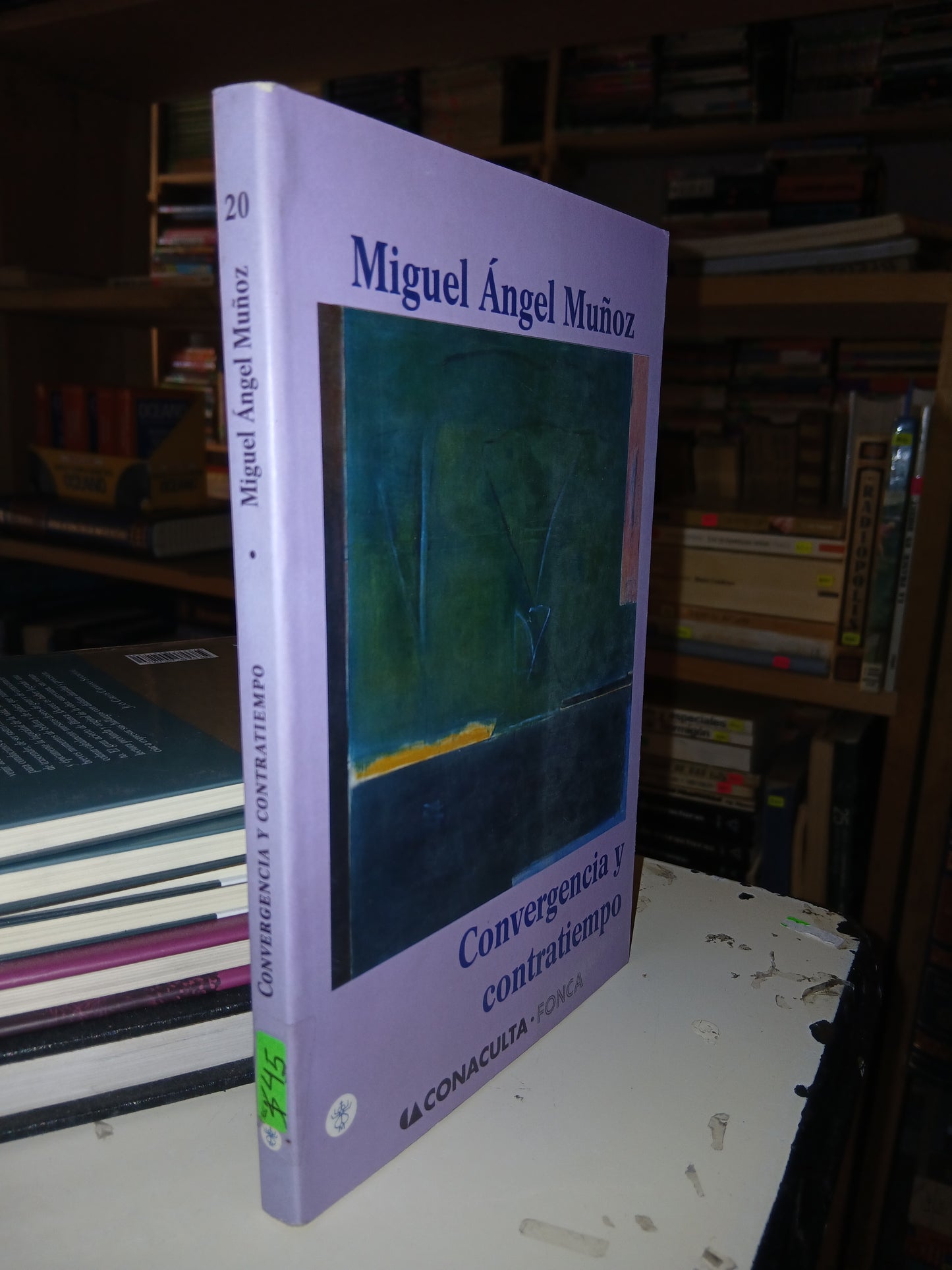 CONVERGENCIA Y CONTRATIEMPO POR MIGUEL ÁNGEL MUÑOZ USADO NOVELA LITERARIO 207