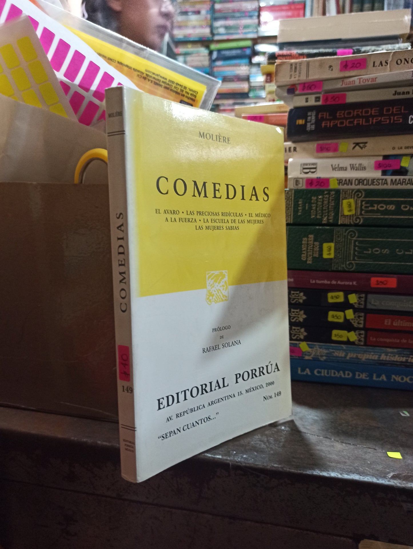 COMEDIAS POR MOLIERE USADO NOVELAS ALDAMA