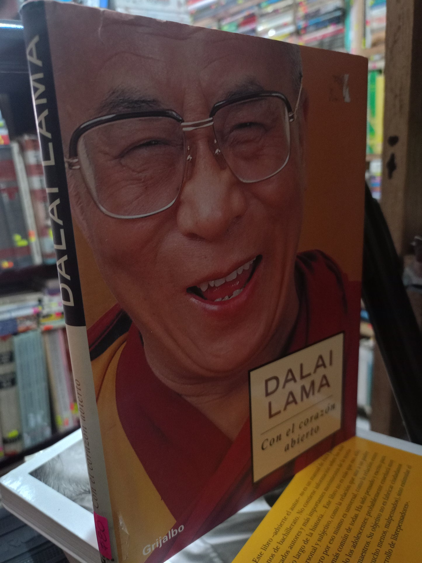 CON EL CORAZON ABIERTO POR DALAI LAMA USADO S.PERSONAL  LITERARIO 305