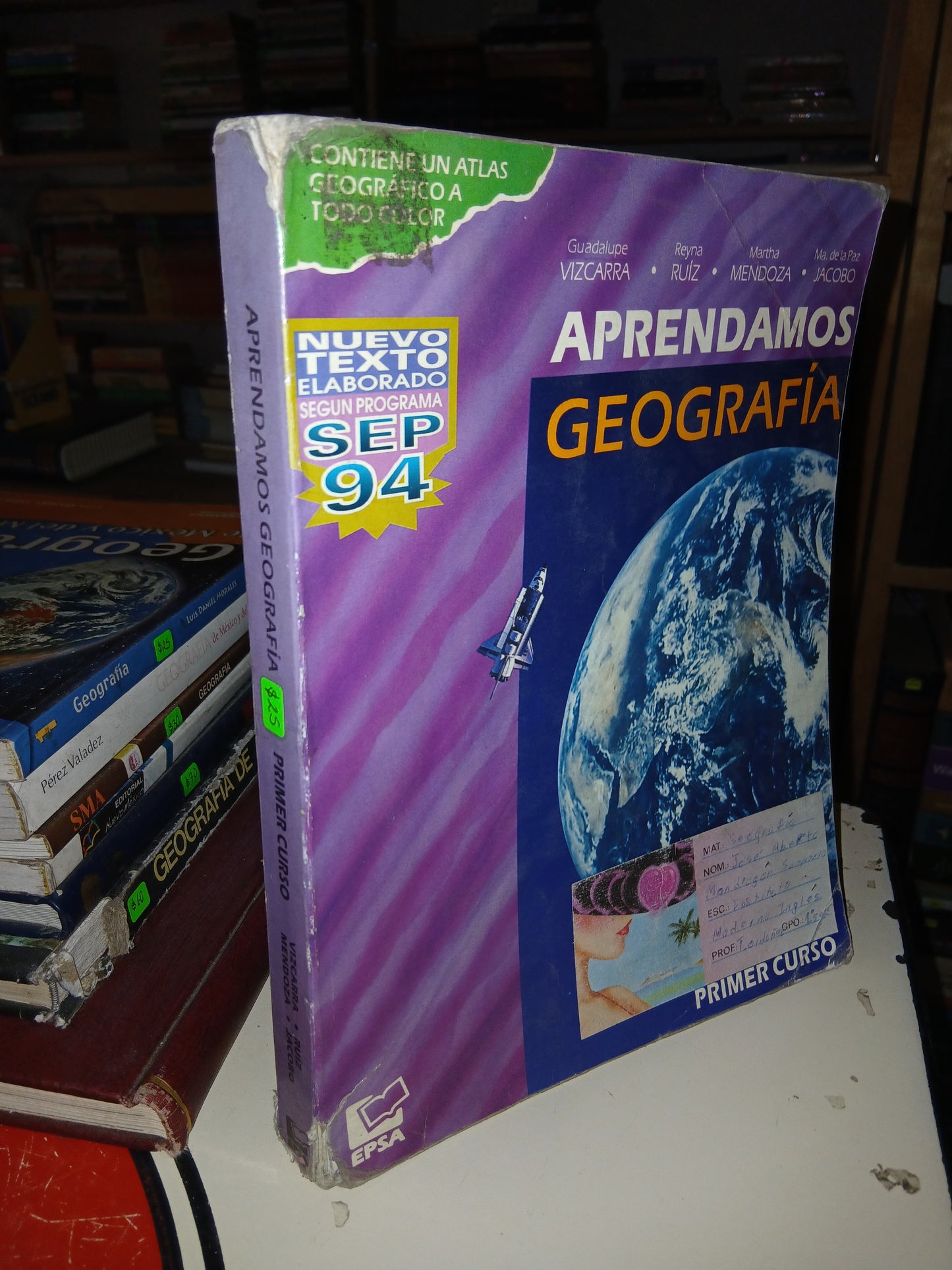 APRENDAMOS GEOGRAFÍA (VARIOS AUTORES) USADO GEOGRAFÍA LITERARIO 207