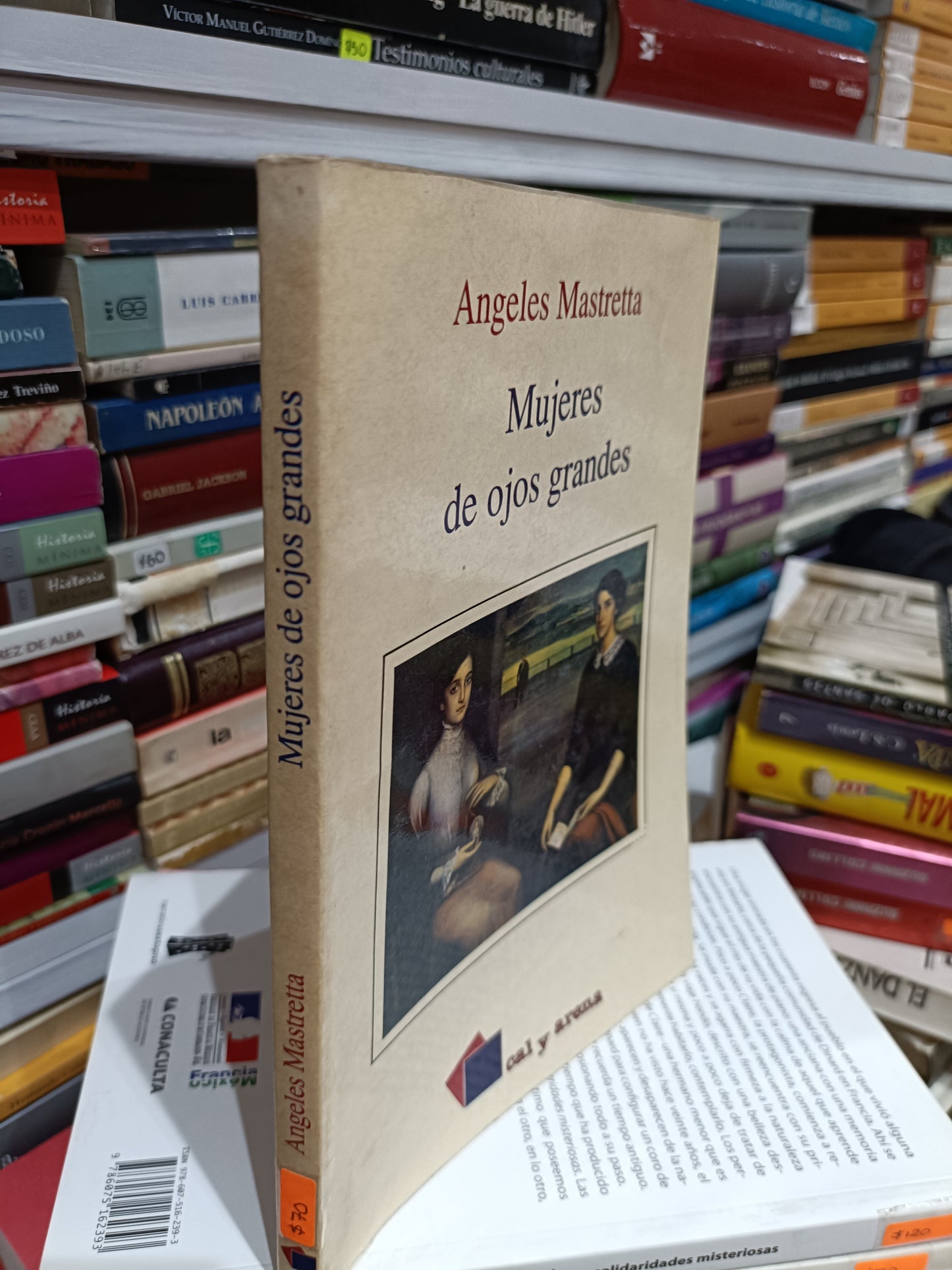 MUJER S DE OJOS GRANDES POR ANGELES MASTRETTA USADOS NOVELAS JUAREZ 515