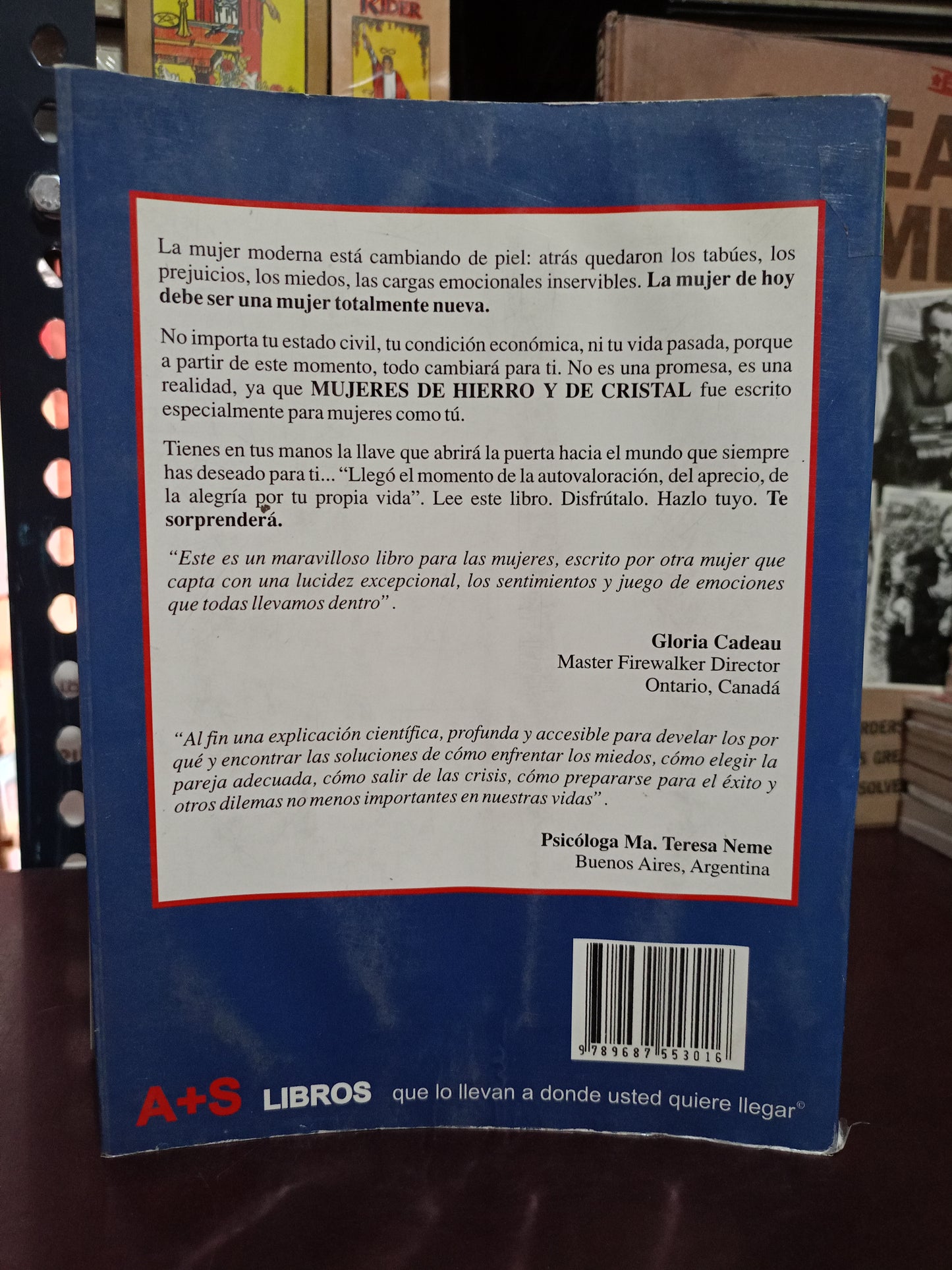 MUJERES DE HIERRO Y DE CRISTAL POR SILVANA ROHANA USADO SUPERACIÓN PERSONAL LITERARIO 305