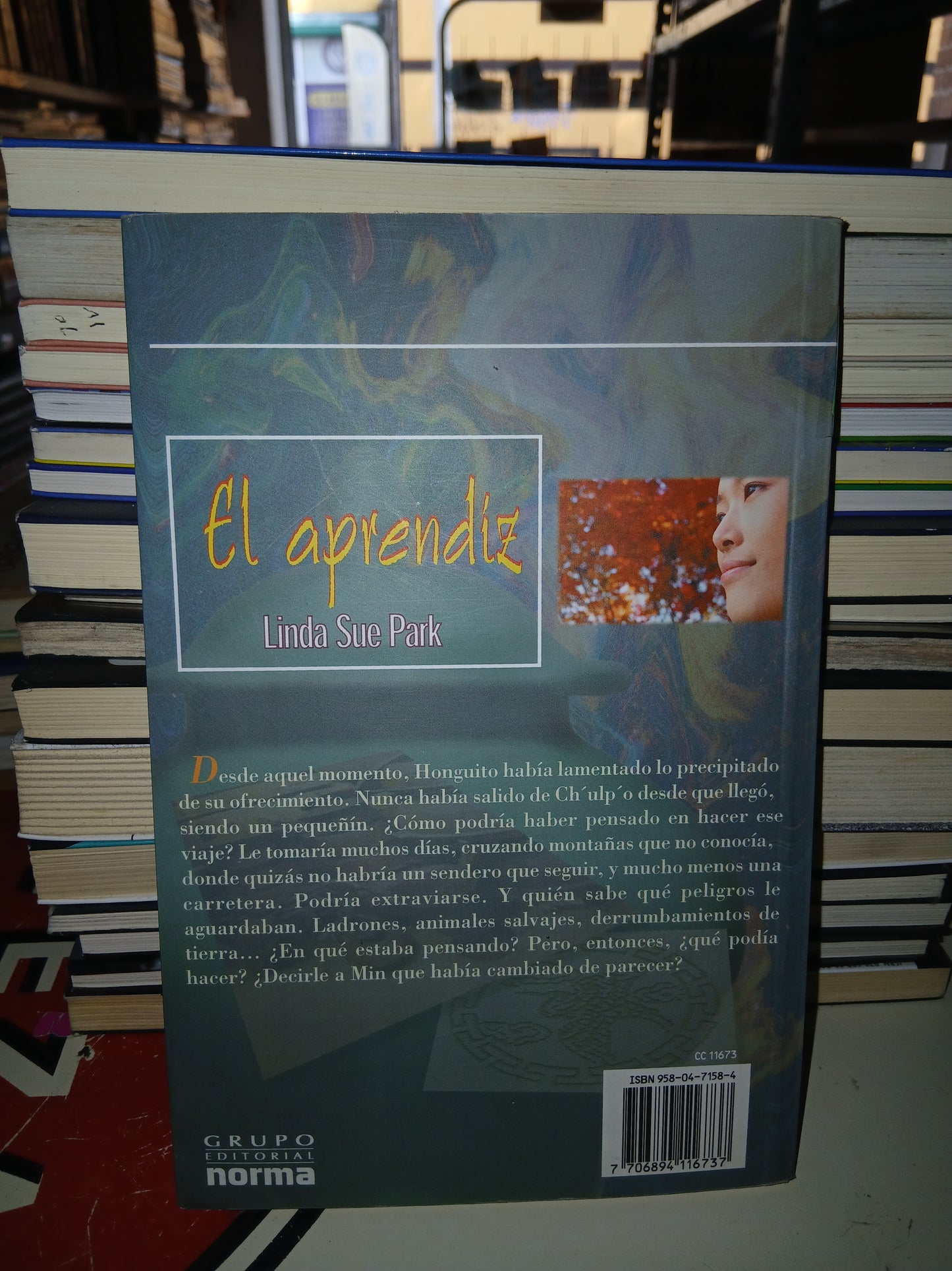 EL APRENDIZ POR LINDA SUE PARK USADO NOVELA LITERARIO 207