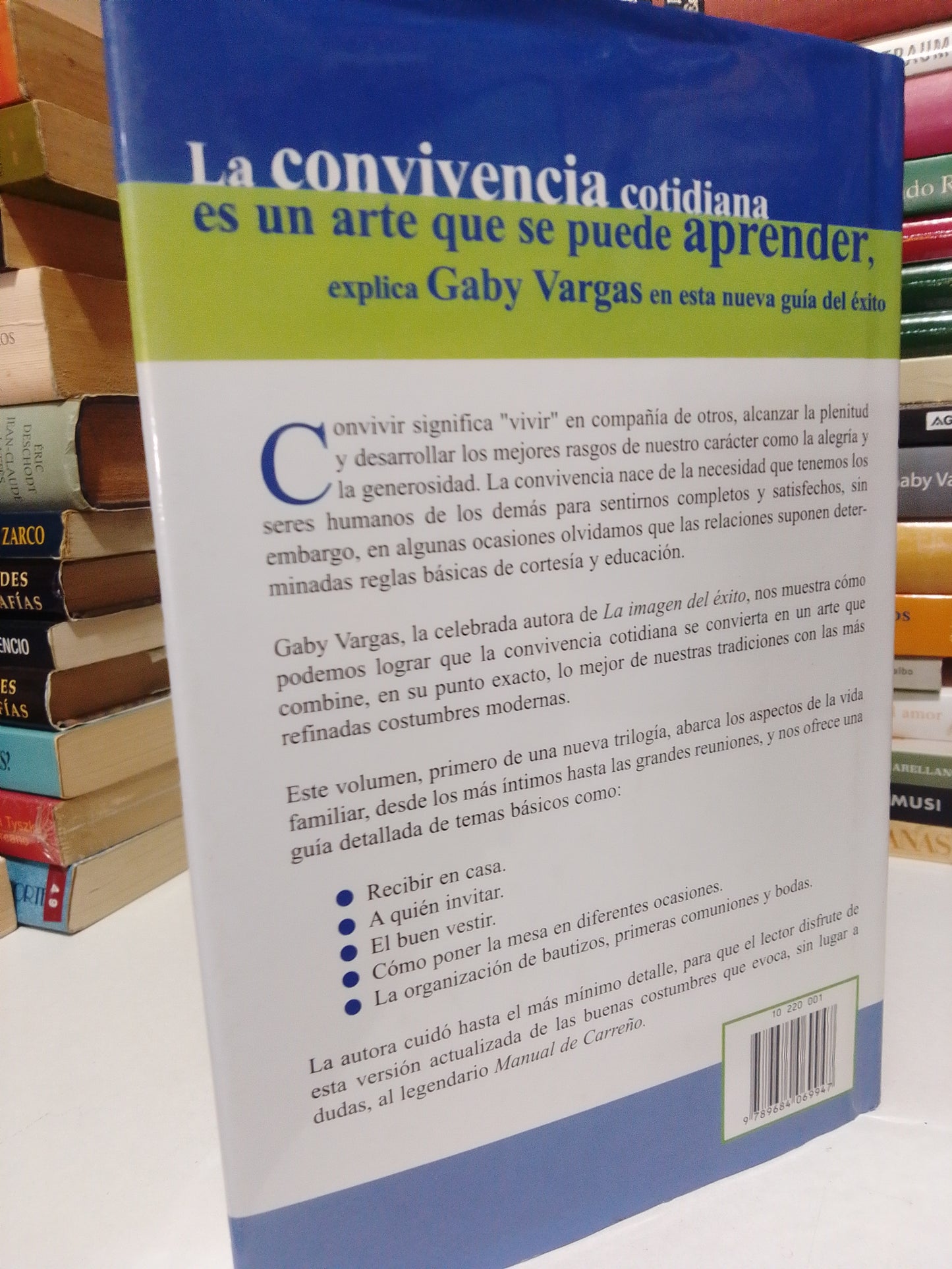 EL ARTE DE CONVIVIR EN LA VIDA COTIDIANA POR GABY VARGAS USADO SUP.PERSONAL JUÁREZ