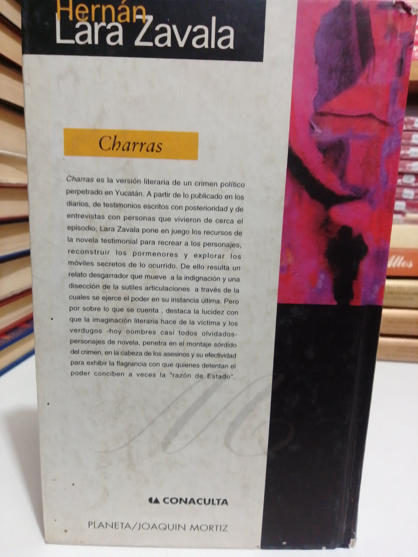 CHARRAS POR HERNÁN LARA  ZAVALA USADO NOVELA JUAREZ