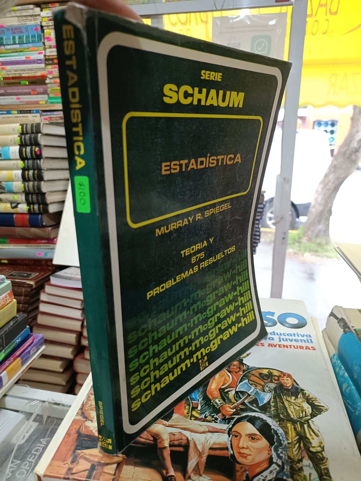 ESTADISTICA SCAHUM PIR MURRAY R SPIEGEL USADO MATEMÁTICAS JUAREZ 507