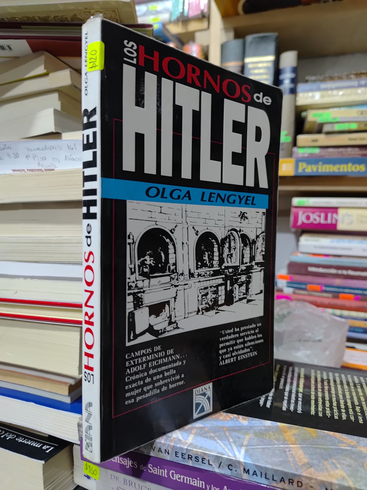 LOS HORNOS DE HITLER POR OLGA LENGYEL USADO HISTORIA JUAREZ 507
