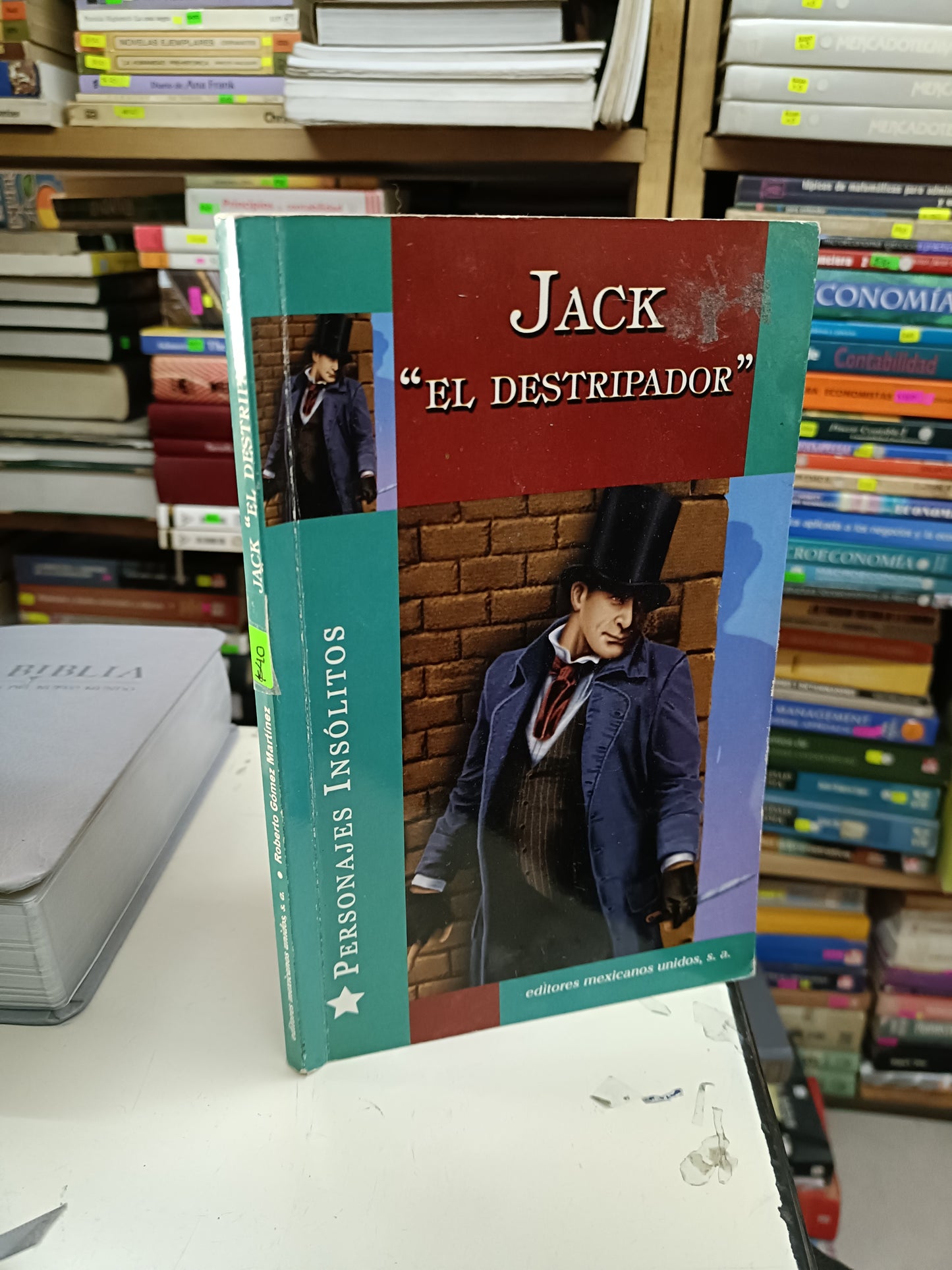 JACK "EL DESTRIPADOR" POR ROBERTO GÓMEZ MARTÍNEZ USADO NOVELA LITERARIO 207