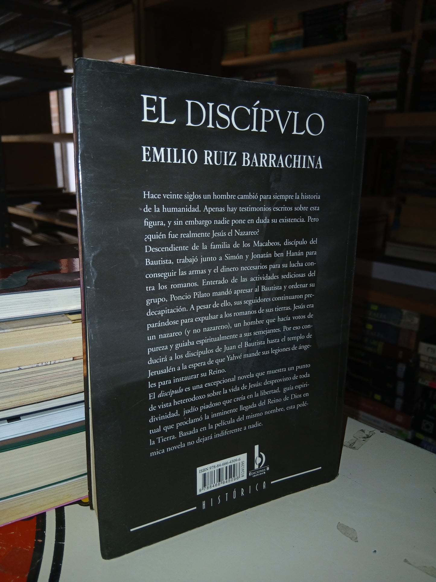 EL DISCÍPULO POR EMILIO RUIZ BARRACHINA USADO NOVELA LITERARIO 207