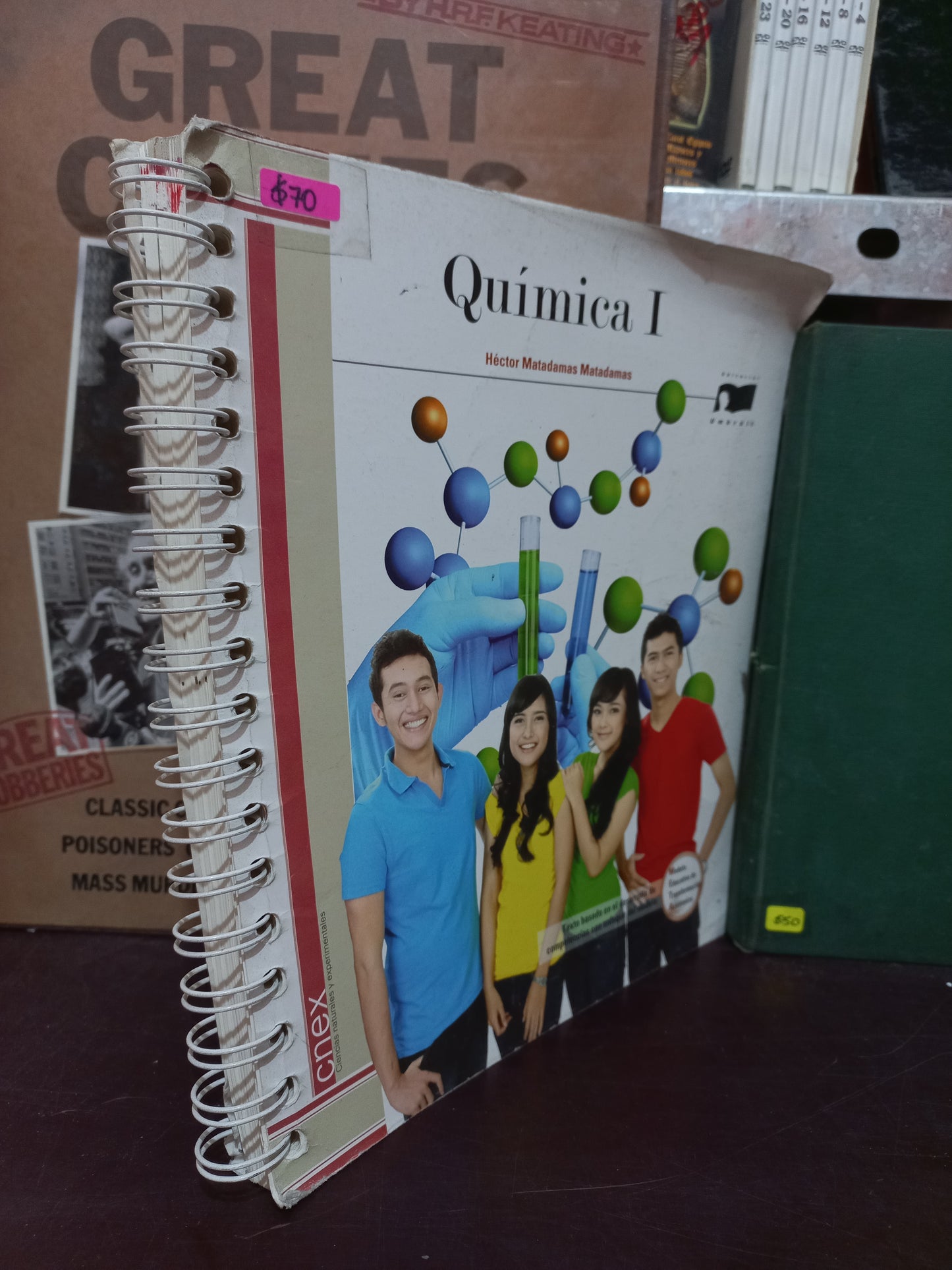 QUÍMICA I POR HÉCTOR MATADAMAS MATADAMAS USADO QUÍMICA LITERARIO 305