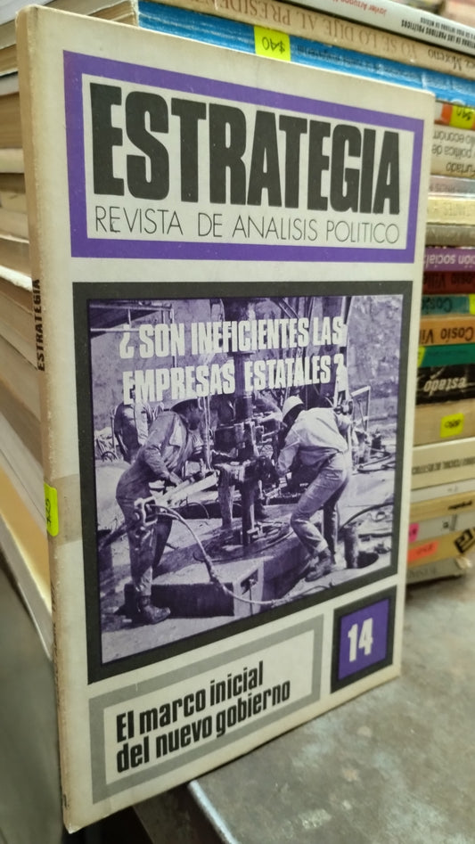 ESTRATEGIA 14 SON INEFICIENTES LAS EMPRESAS ESTATALES LIBRO USADO POLITICA ALDAMA