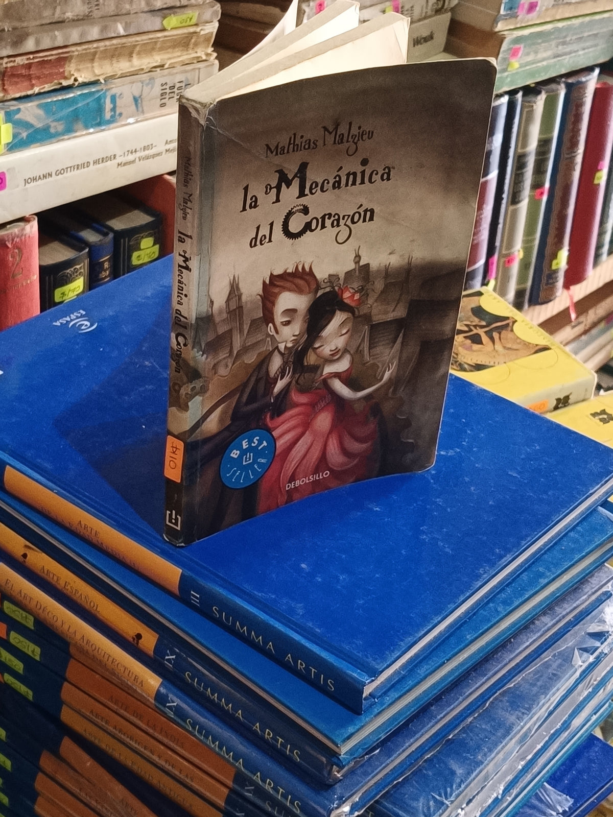 MECANICA DEL CORAZON MATHIAS MALZIEU USADO NOVELA LITERARIO 305