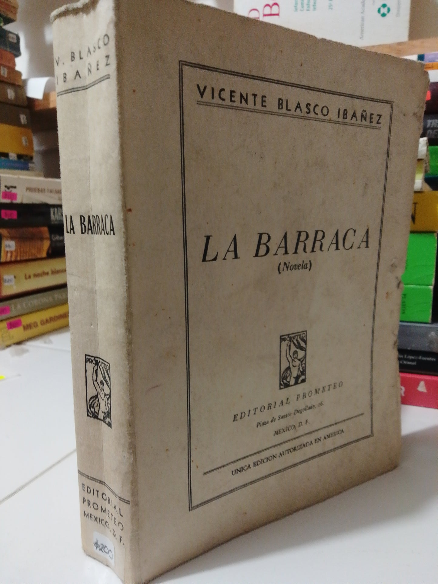 LA BARRACA POR VICENTE BLASCO IBAÑEZ USADO NOVELA JUAREZ