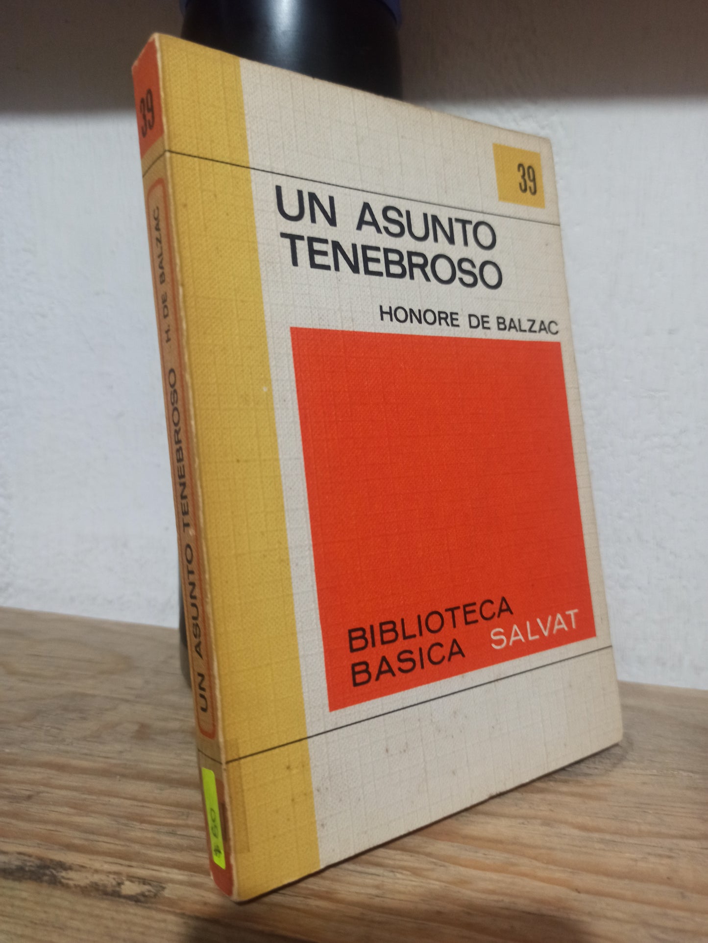 UN ASUNTO TENEBROSO POR HONORE DE BALZAC USADO NOVELAS JUÁREZ